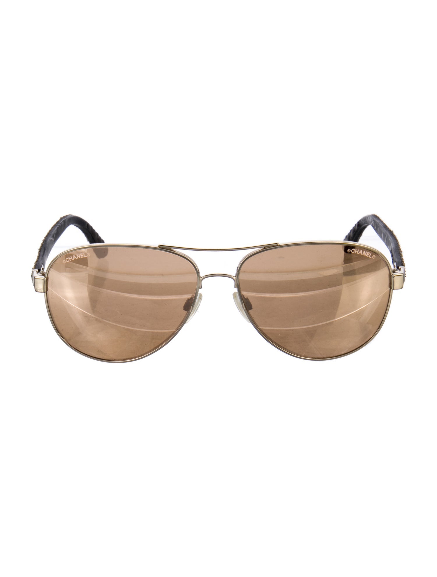 Chanel Interlocking CC Logo Aviator Sunglasses