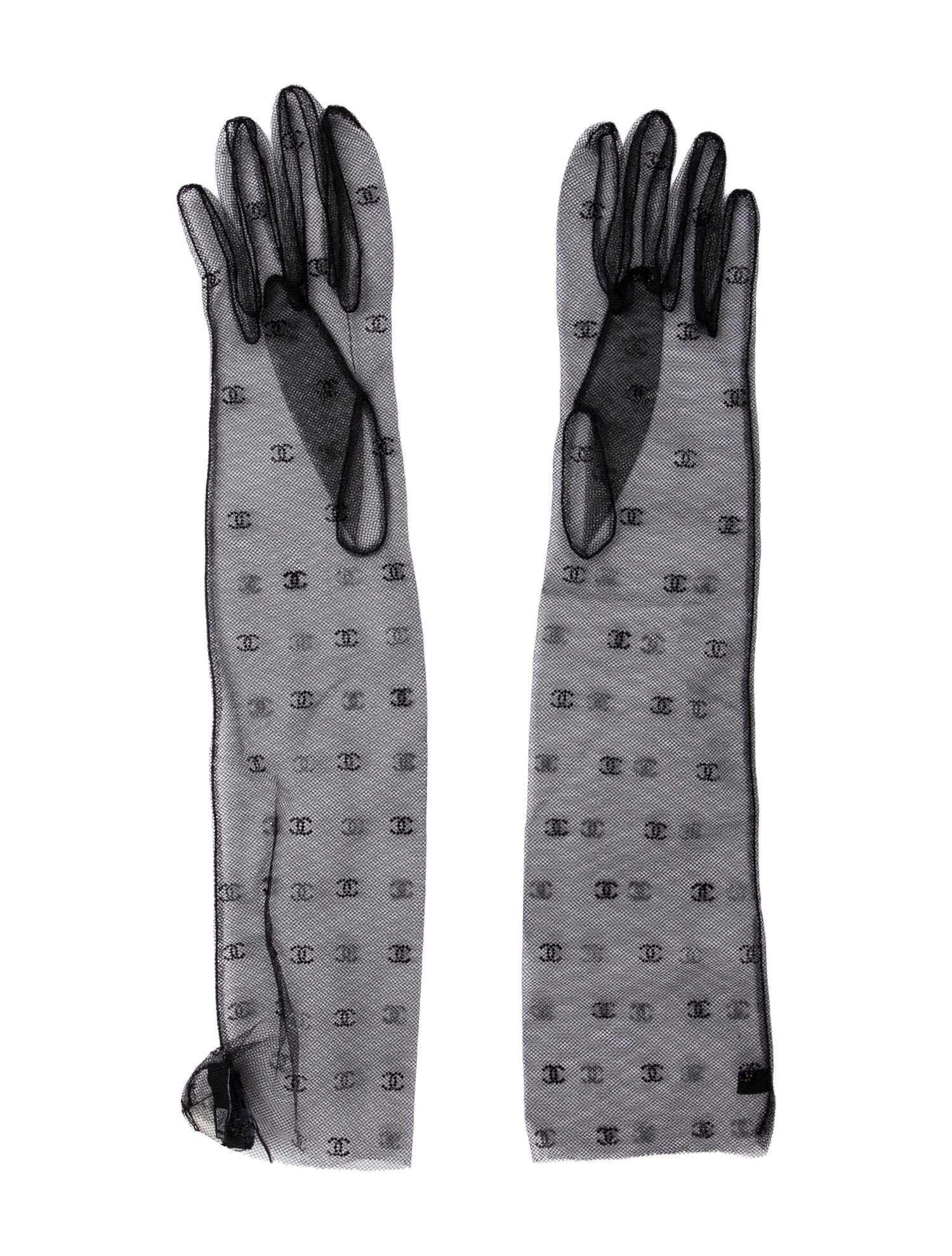 Chanel 2025 CC Mesh Gloves w/Tags