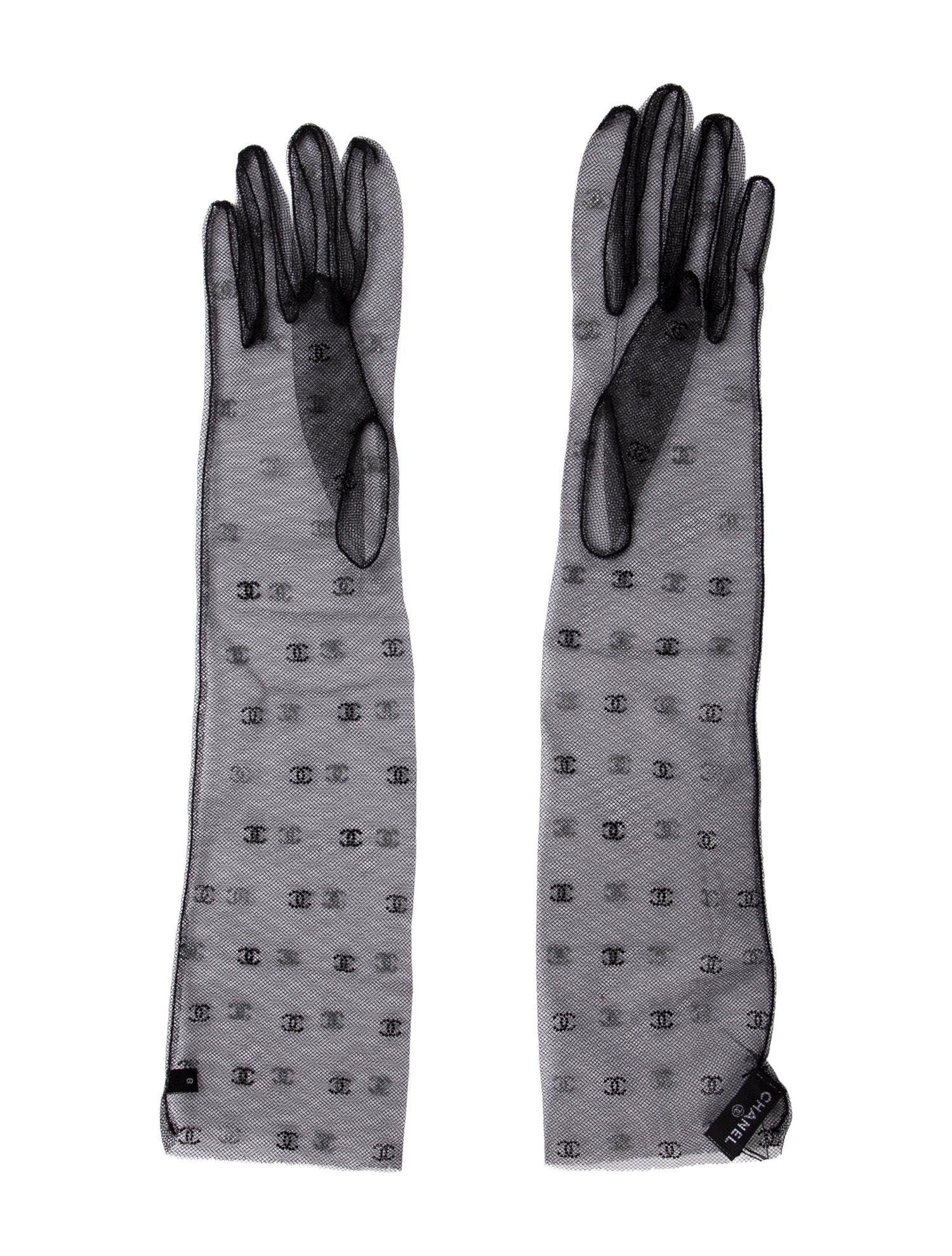 Chanel 2025 CC Mesh Gloves w/Tags