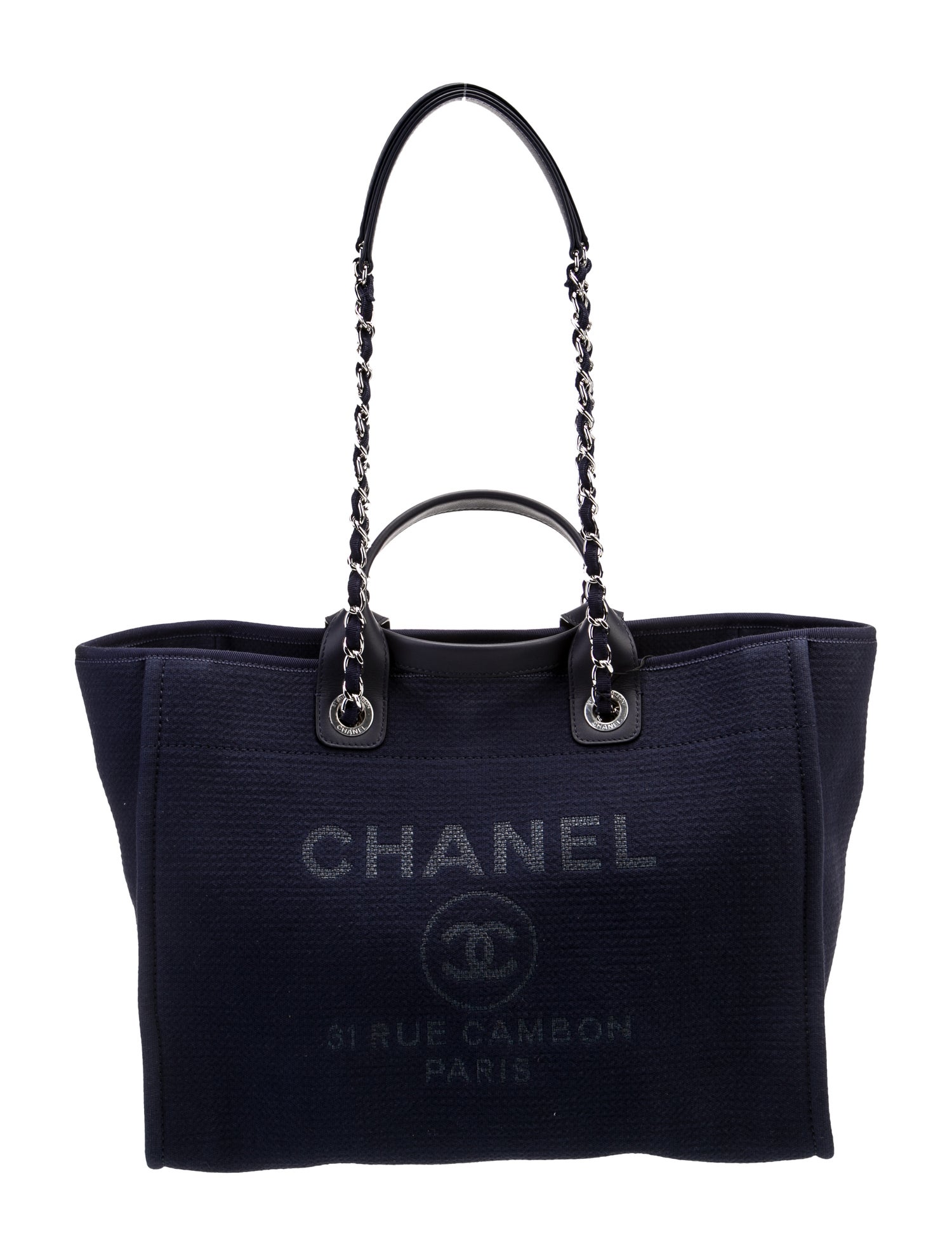 Chanel Large Deauville Shopping Bag w/Tags