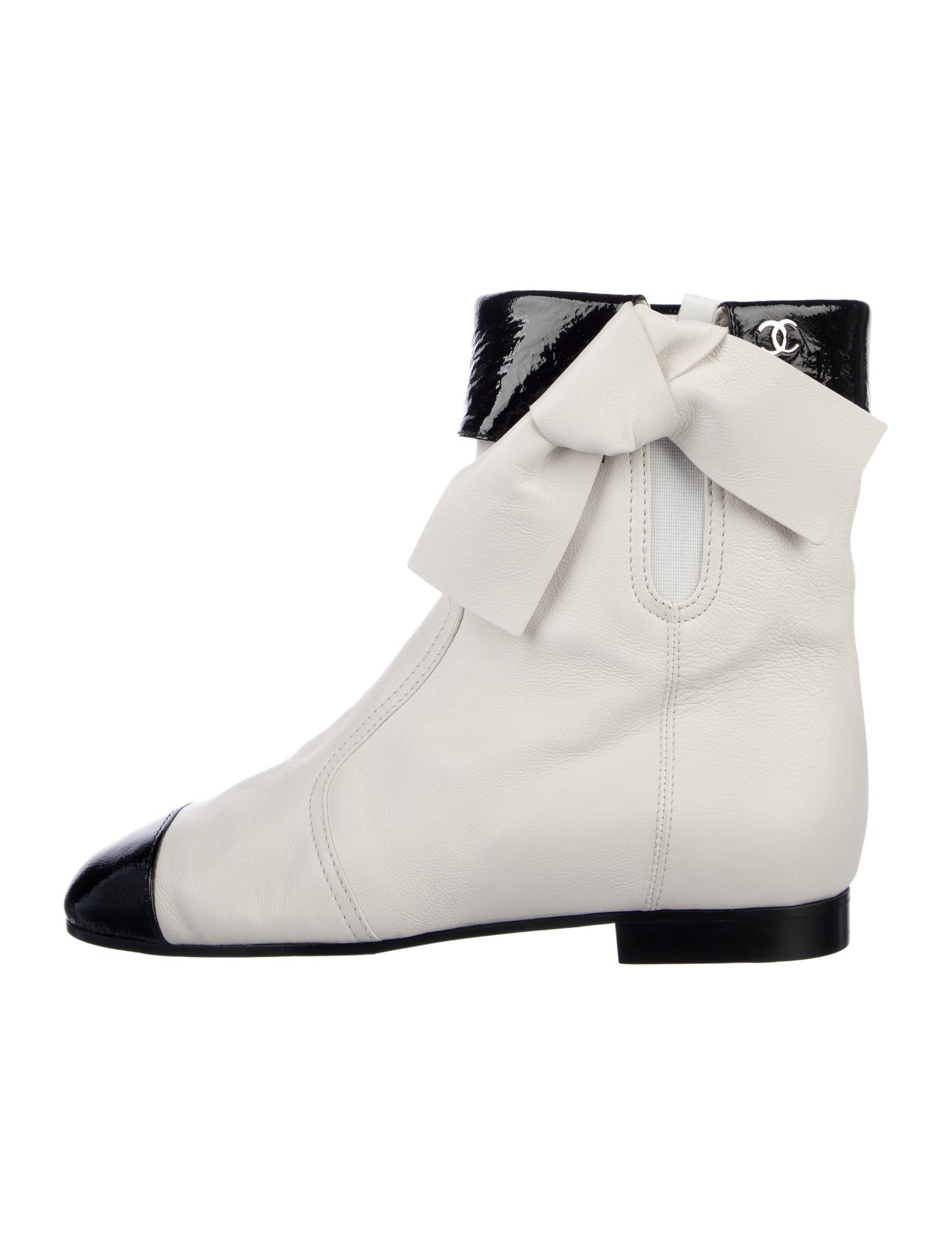 Chanel 2019 Interlocking CC Logo Boots