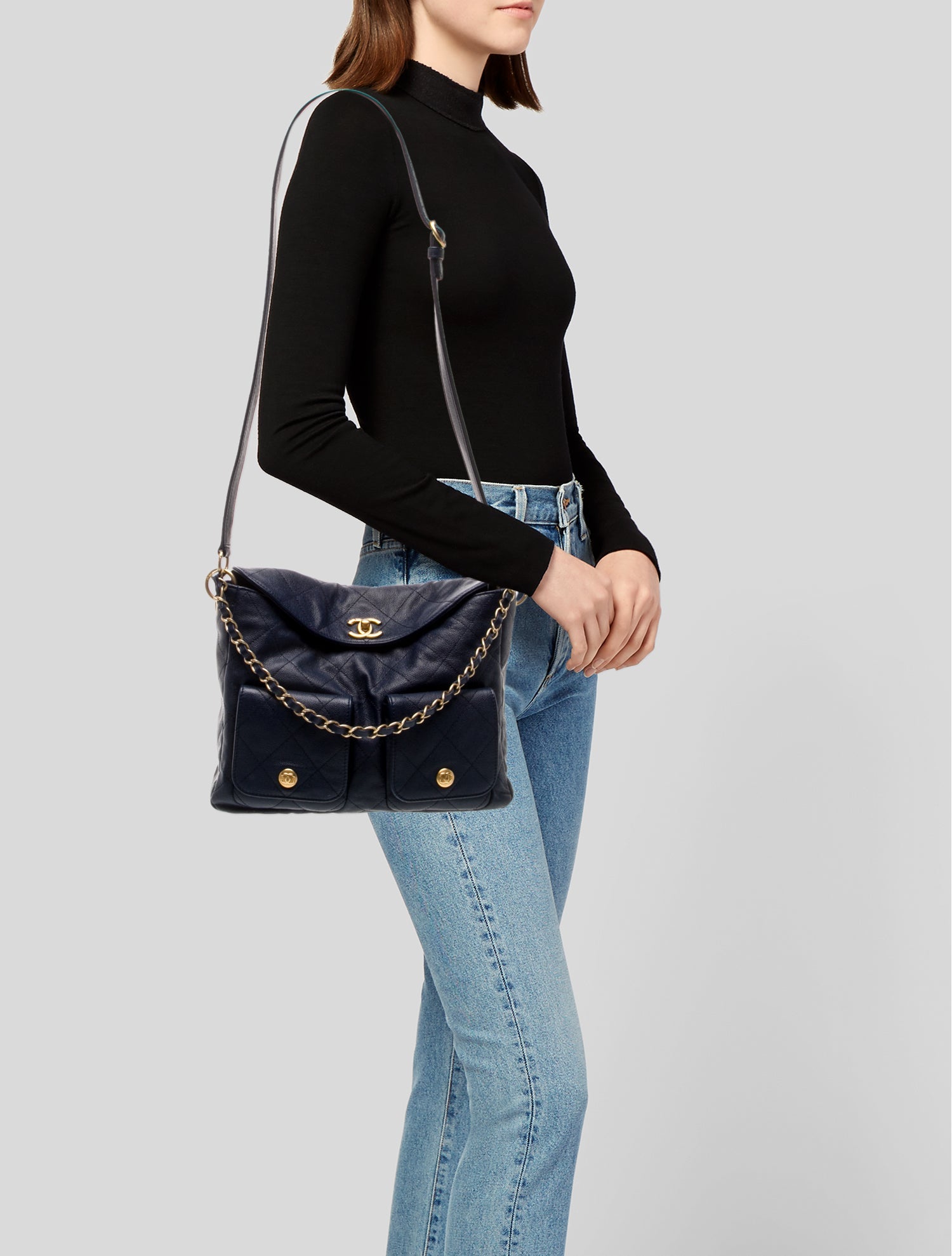 Chanel Large Supple Twins Hobo