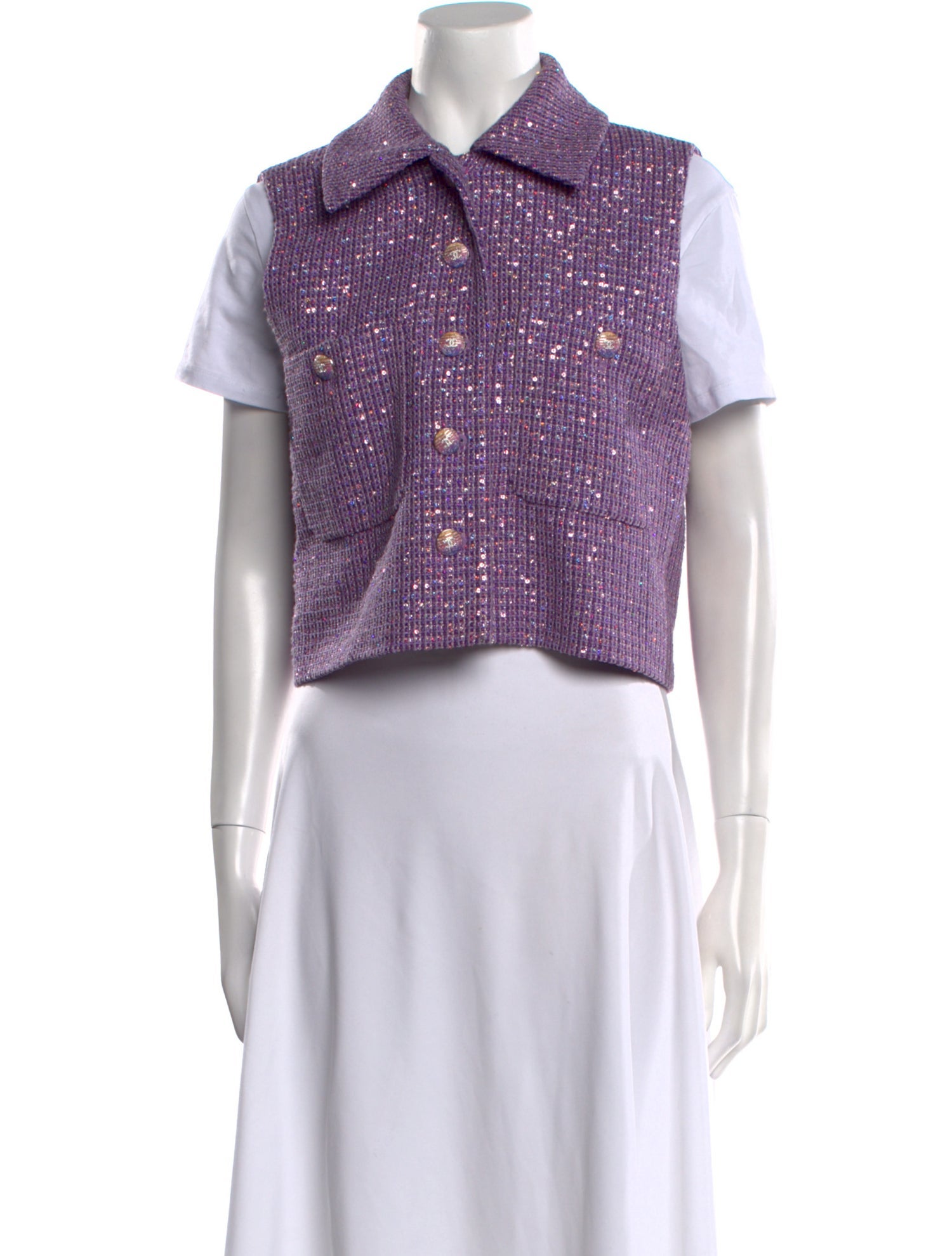 Chanel 2024 Tweed Pattern Vest