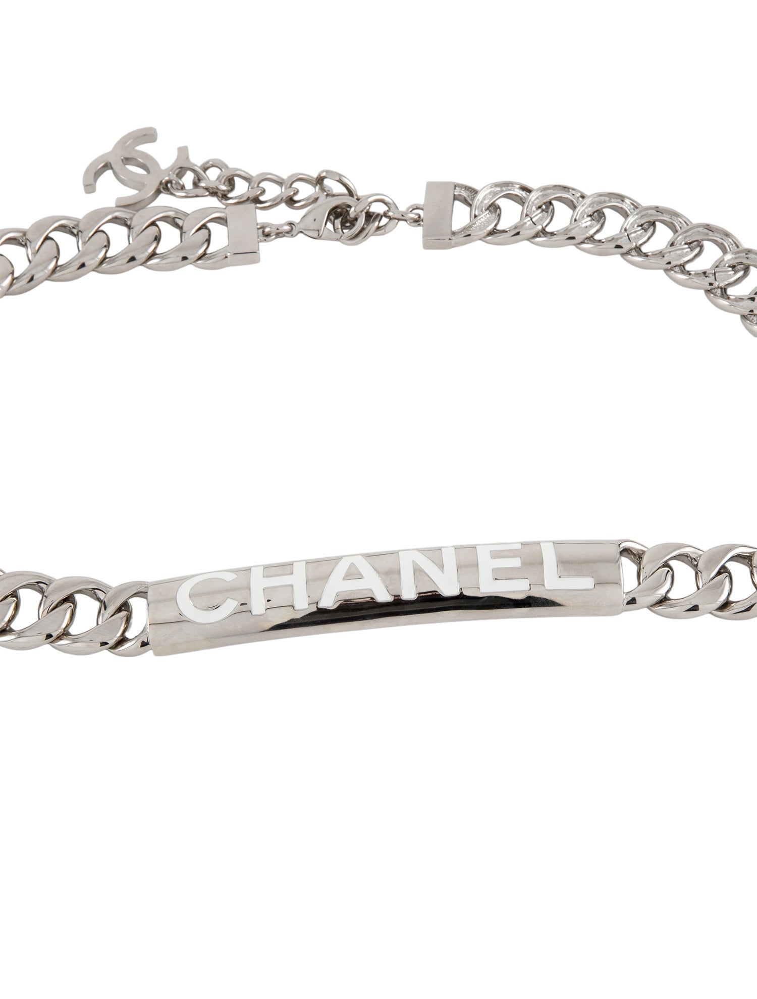 Chanel 2025 Interlocking CC Logo Chain-Link Belt