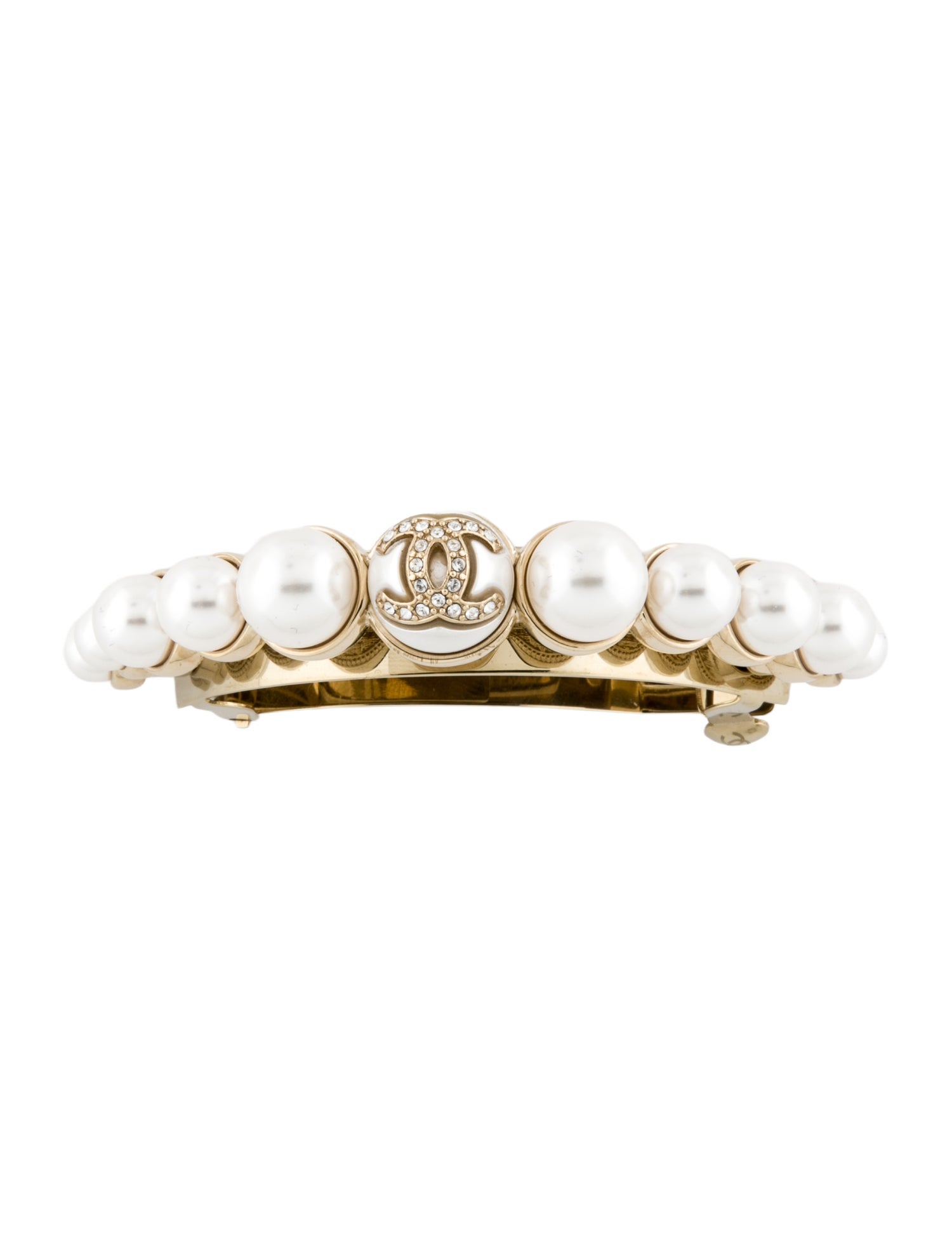 Chanel 2022 CC Pearl Hair Clip