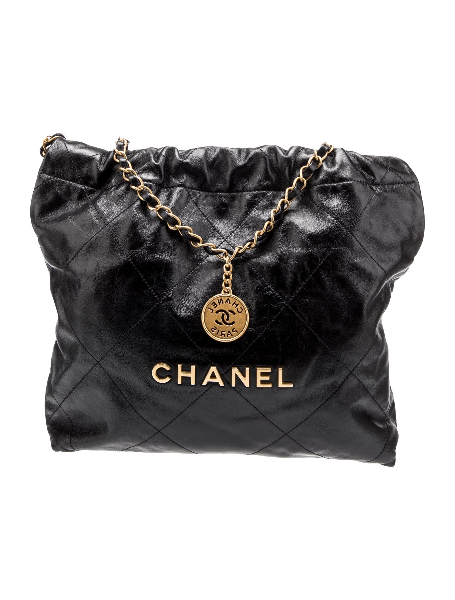 Chanel Quilted Small 22 Hobo Bag