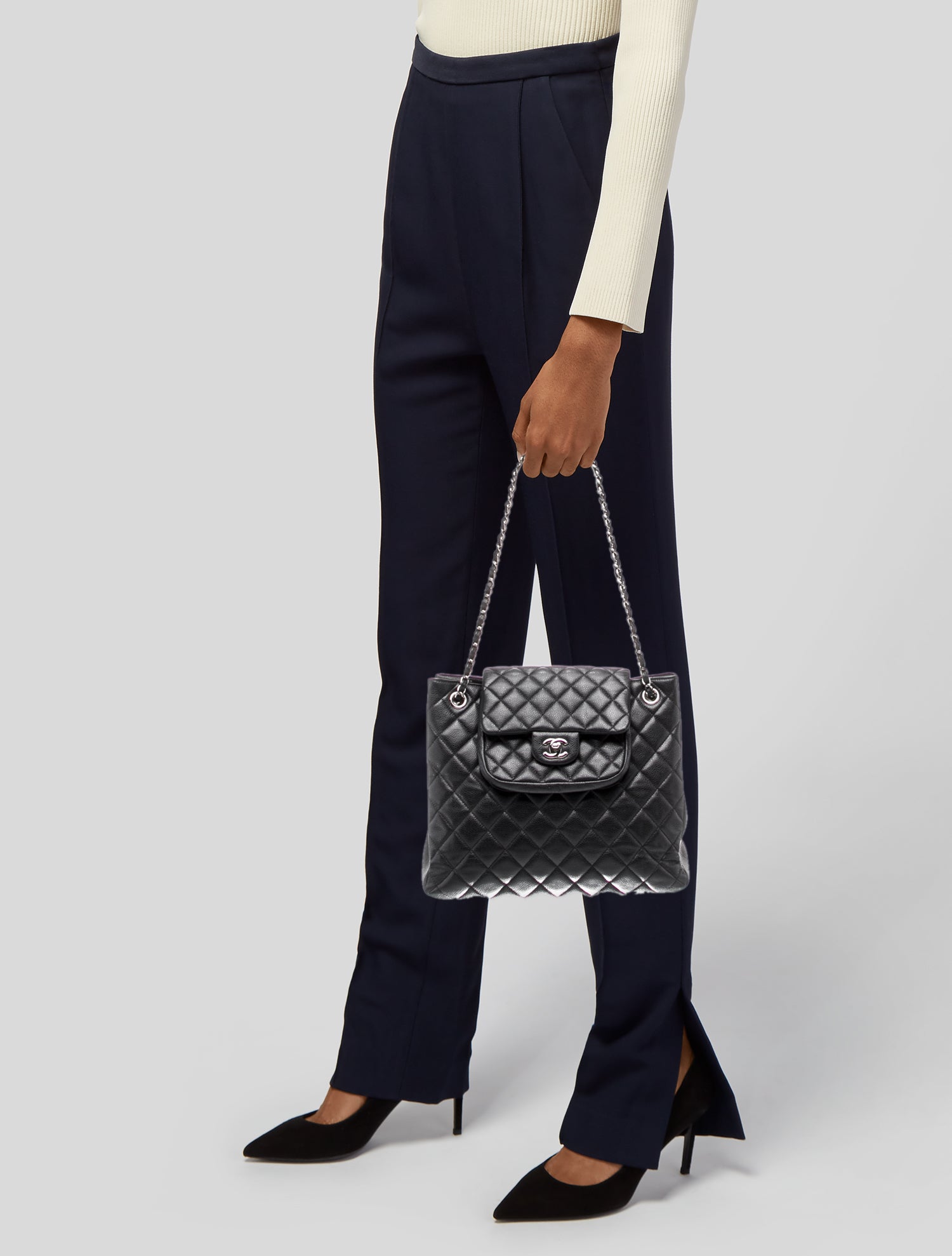 Chanel Paris-Edinburgh Quilted Flap Tote