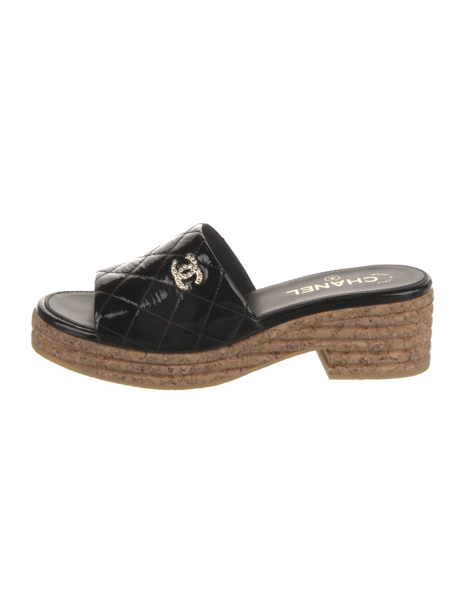 Chanel 2025 Interlocking CC Logo Espadrilles