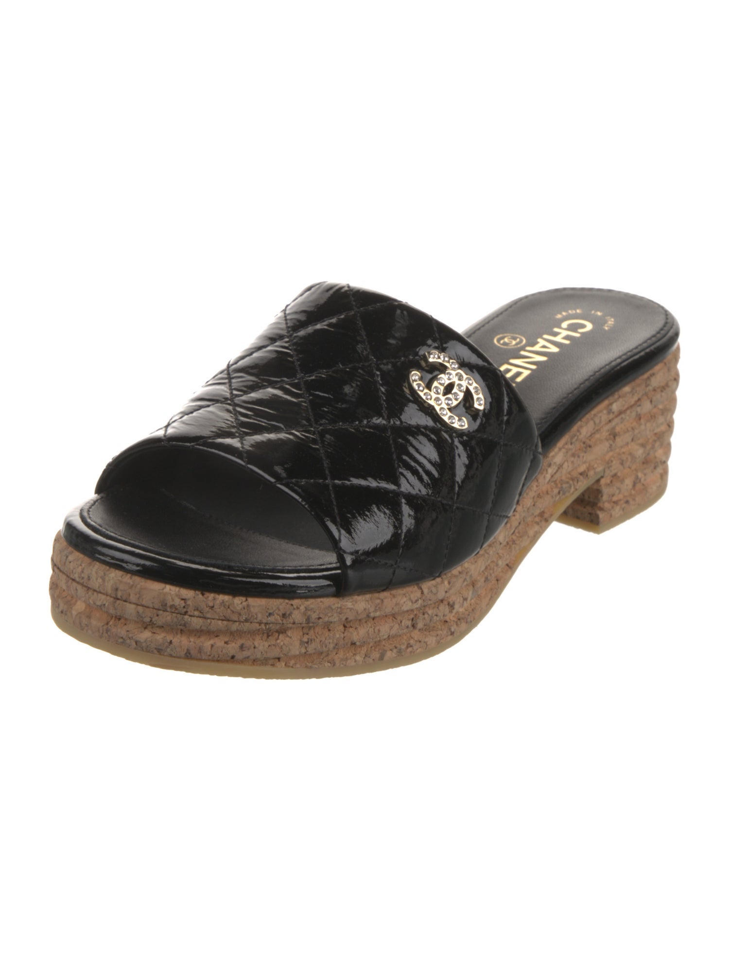 Chanel 2025 Interlocking CC Logo Espadrilles