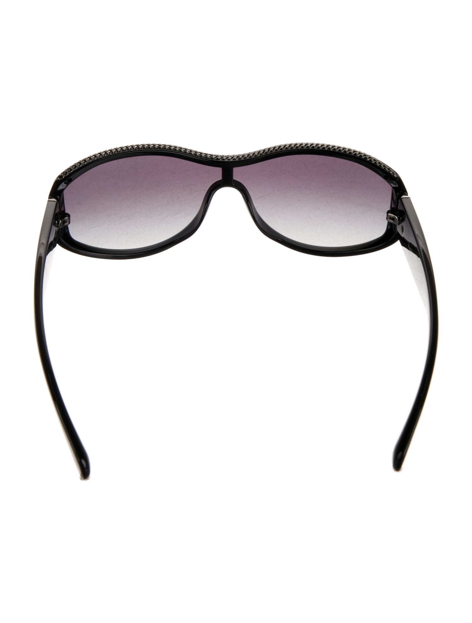 Chanel Interlocking CC Logo Shield Sunglasses