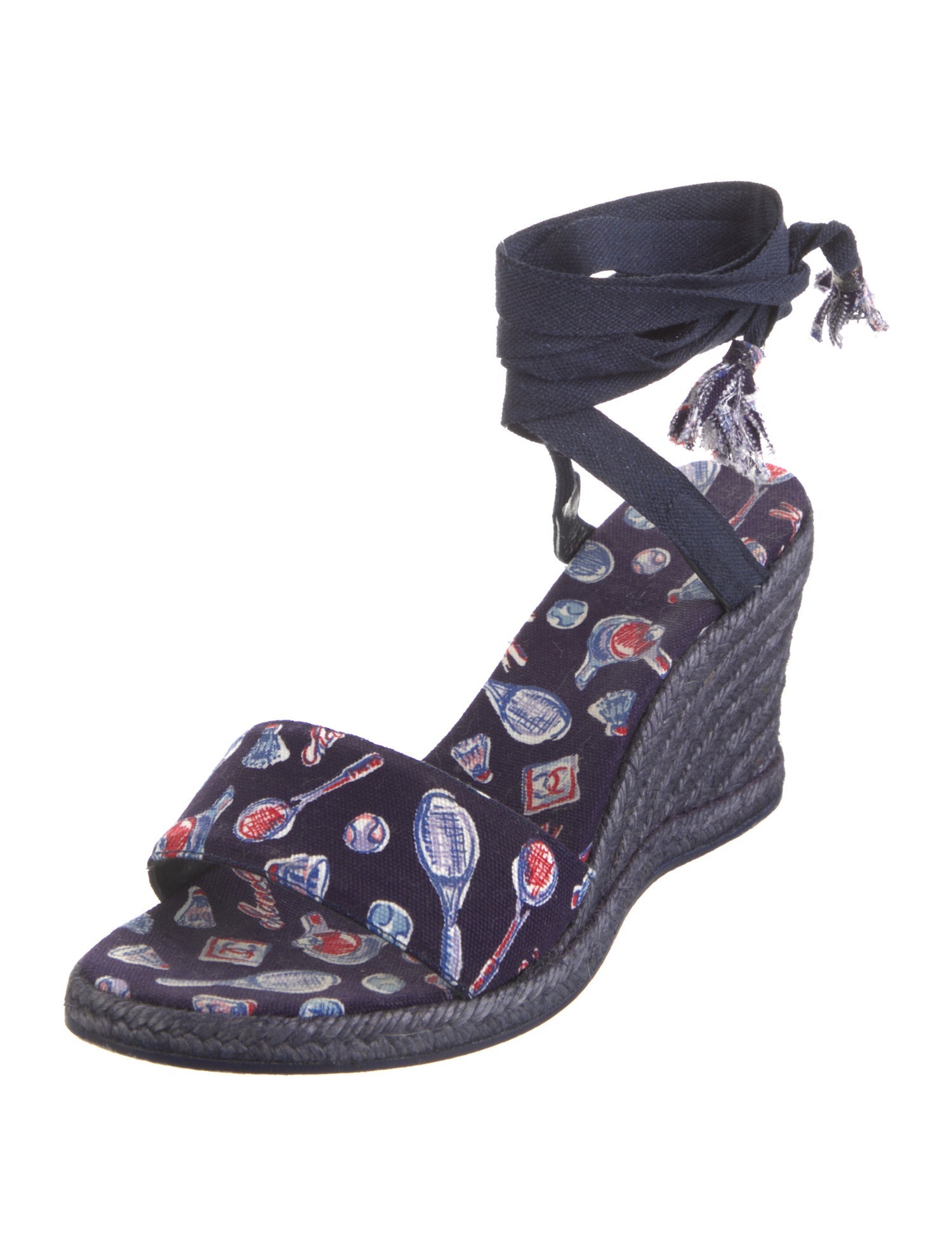 Chanel Vintage Canvas Espadrilles