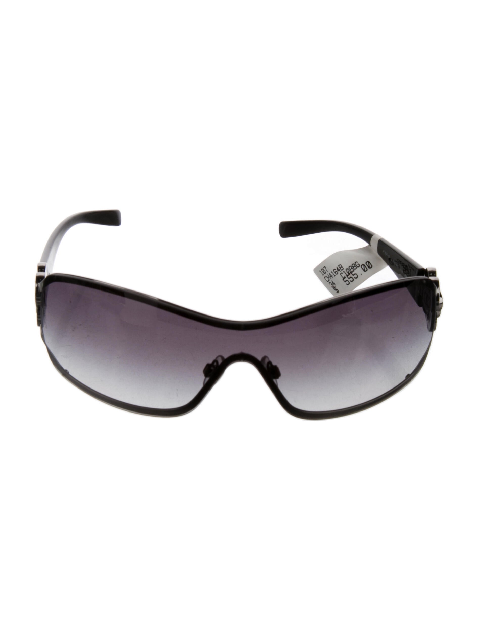 Chanel Interlocking CC Logo Shield Sunglasses