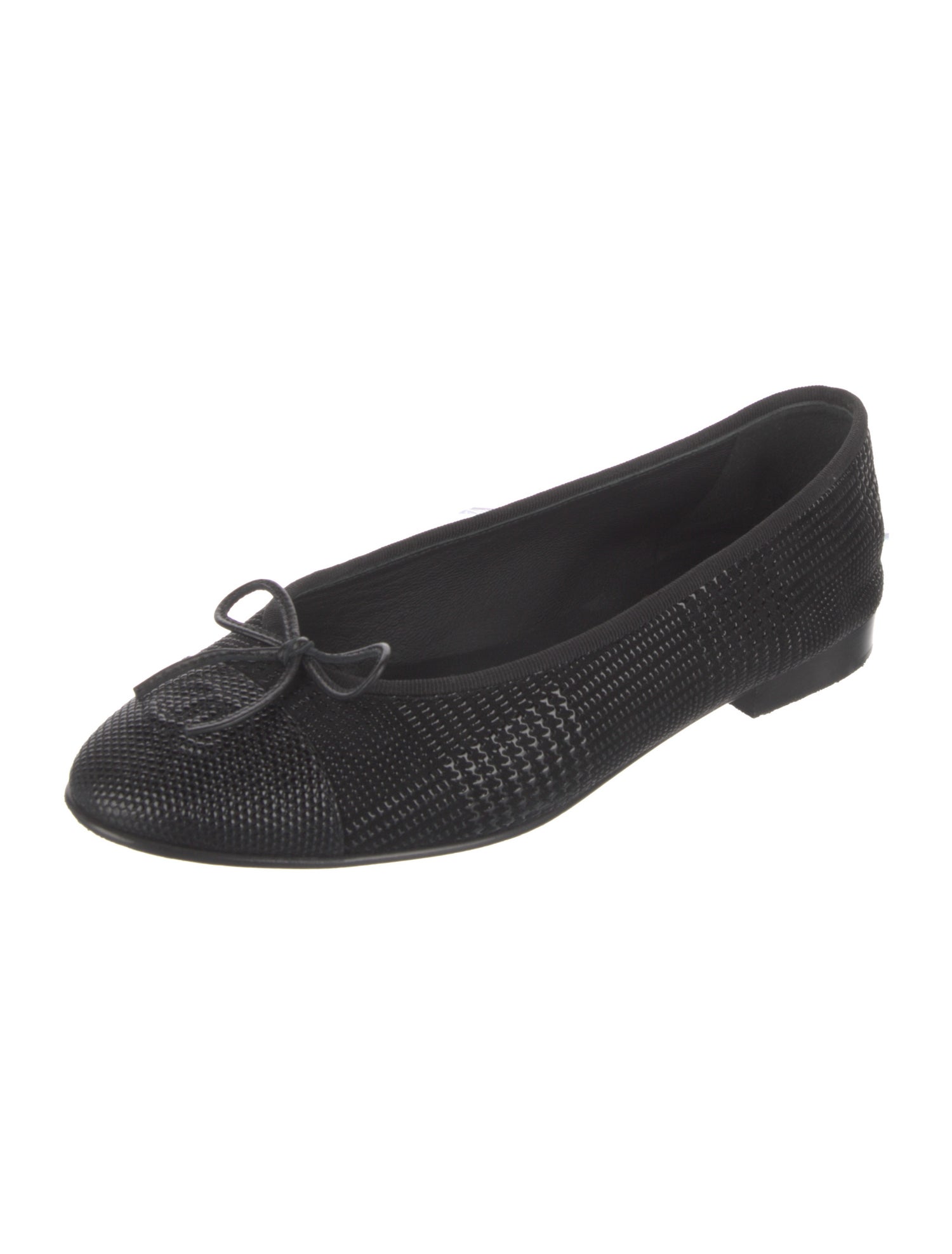 Chanel 2024 Interlocking CC Logo Ballet Flats