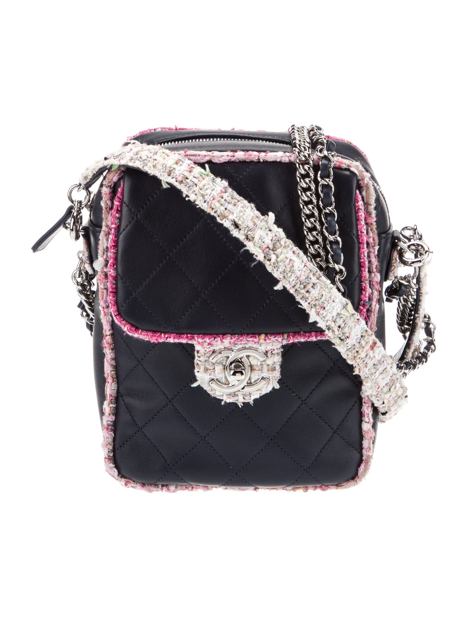 Chanel Elegant Tweed Crossbody Bag