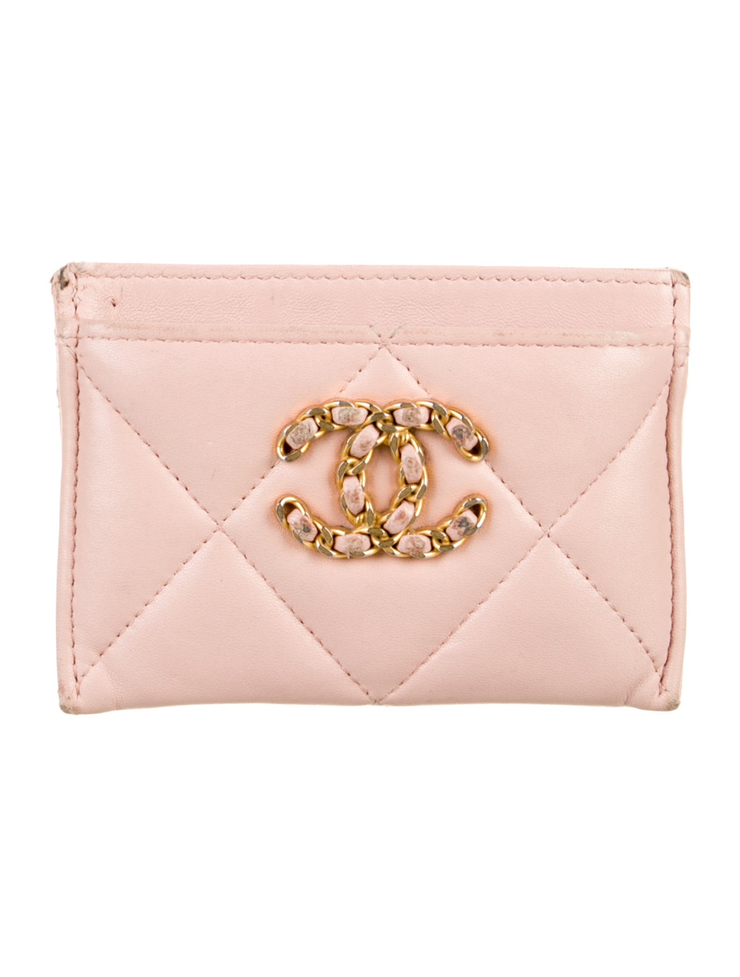 Chanel 19 Interlocking CC Logo Card Holder