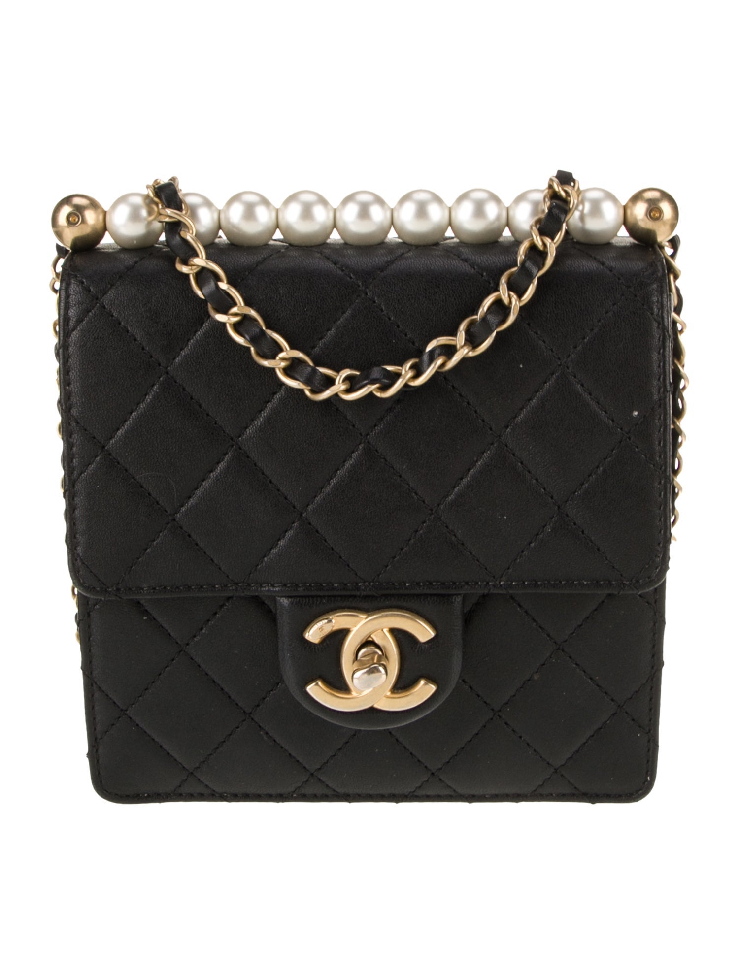Chanel Small Chic Pearls Flap Bag