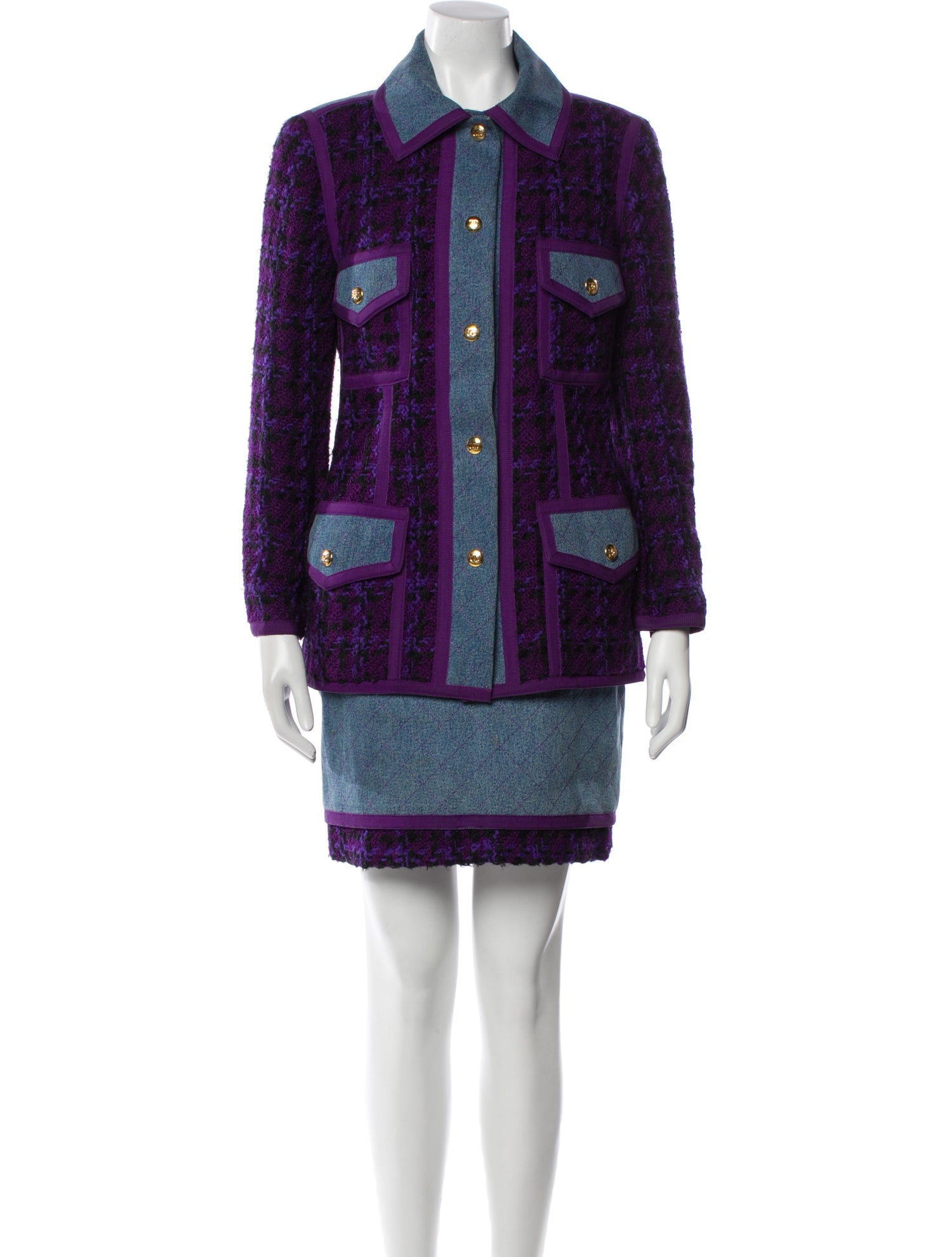 Chanel Vintage 1991 Skirt Set