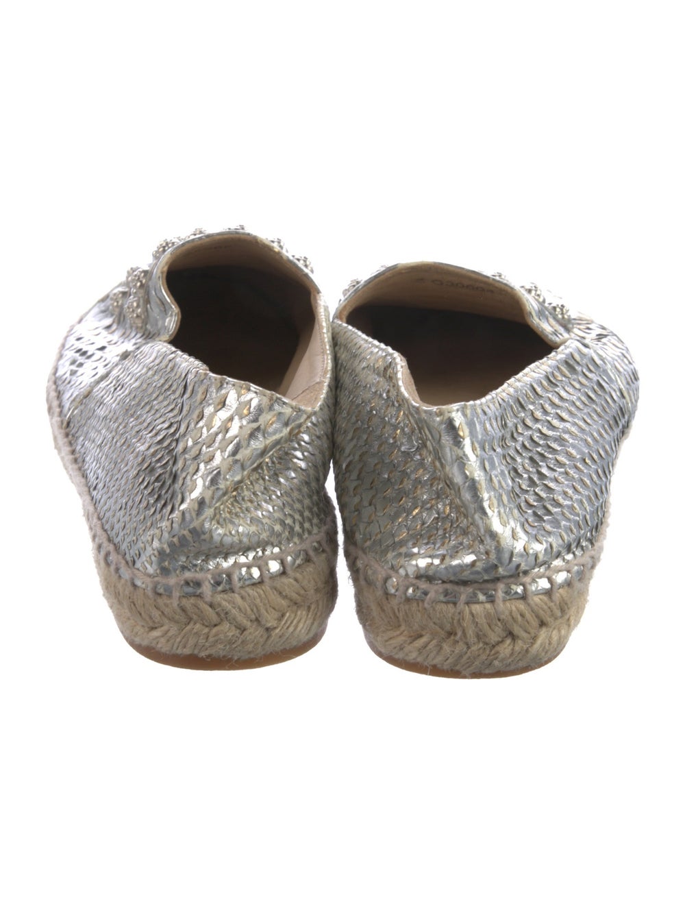 Chanel Python Espadrilles By Karl Lagerfeld Neutr… - image 4