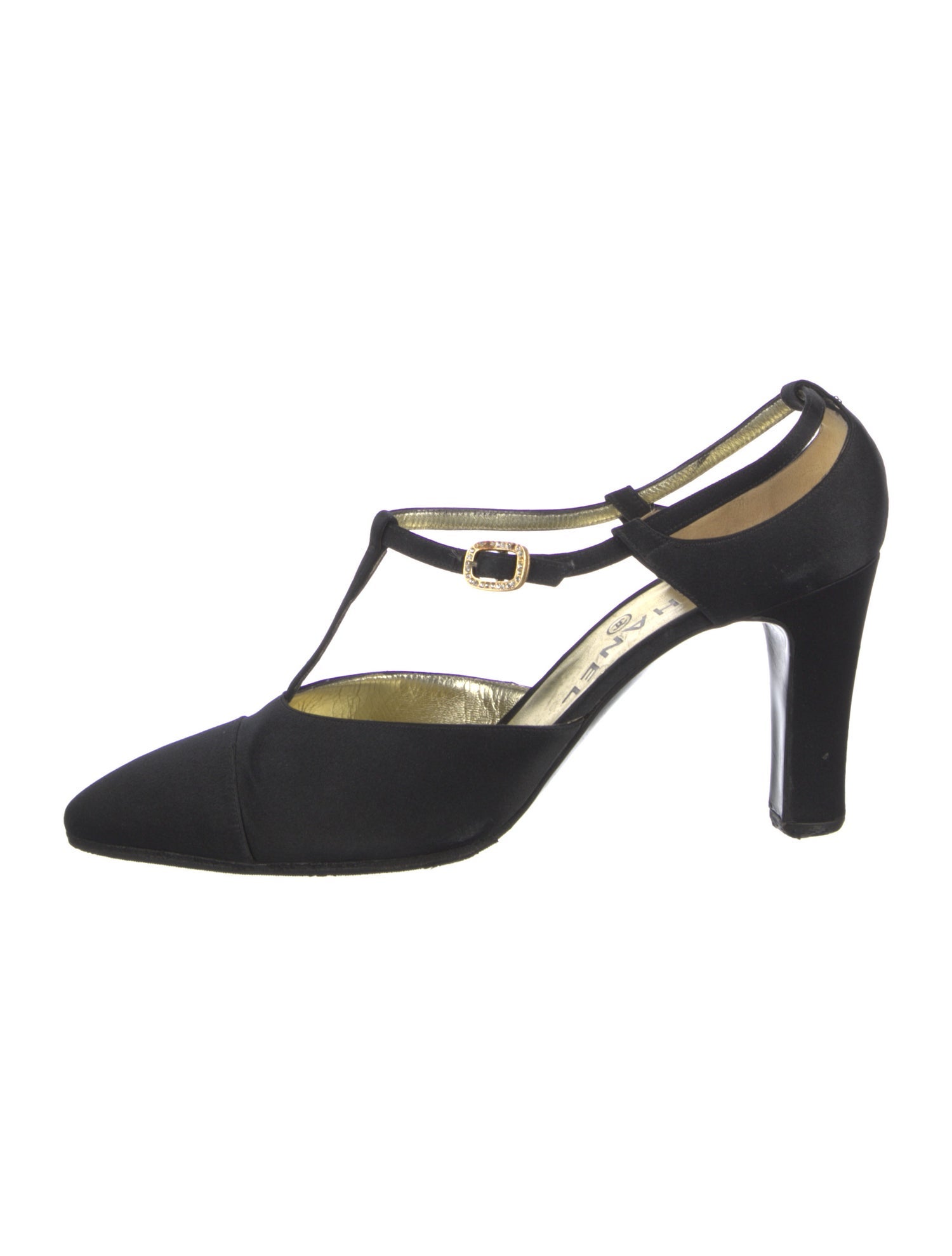 Chanel Vintage Late 1980's - Early 1990's T-Strap Pumps