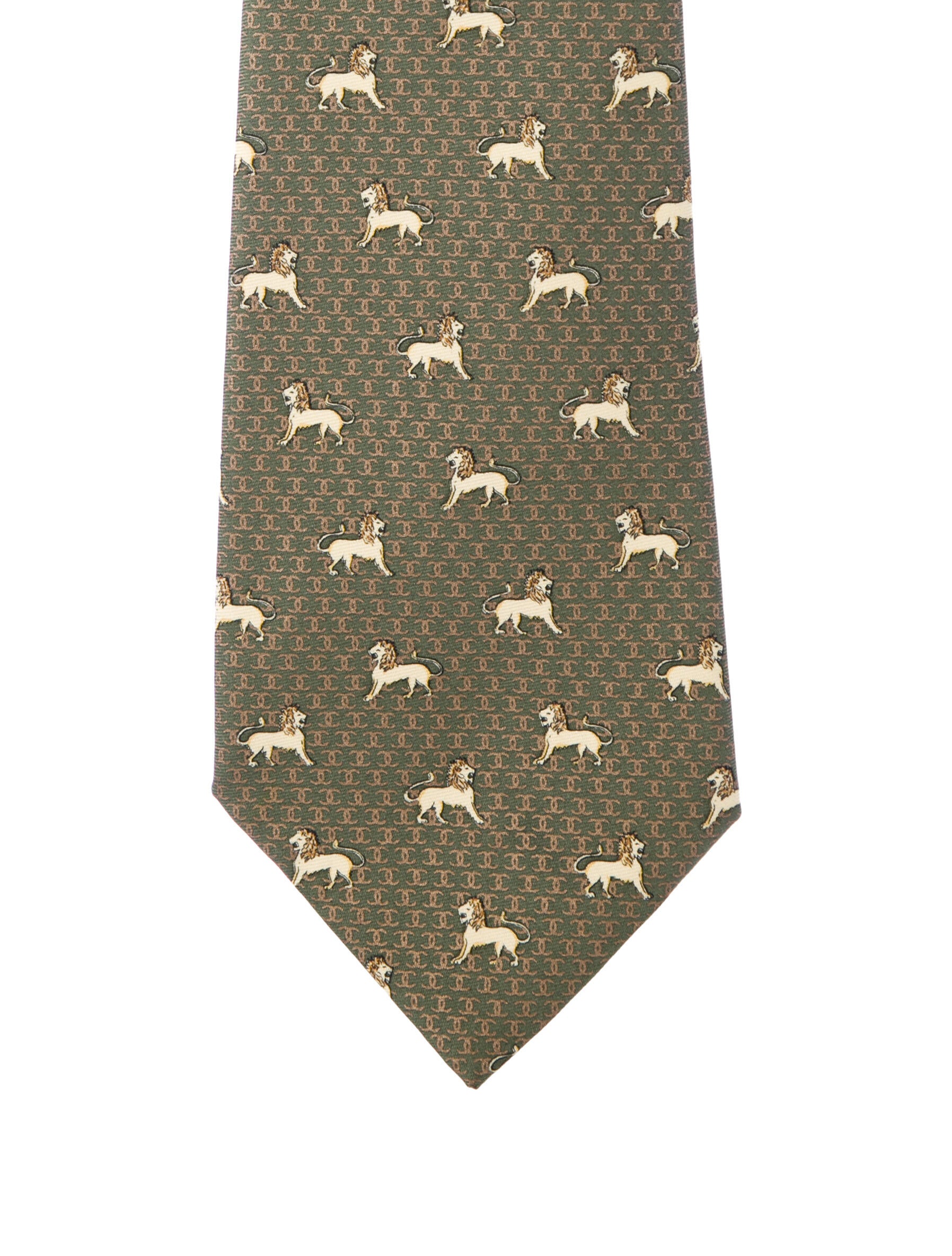 Chanel Silk Pattern Tie