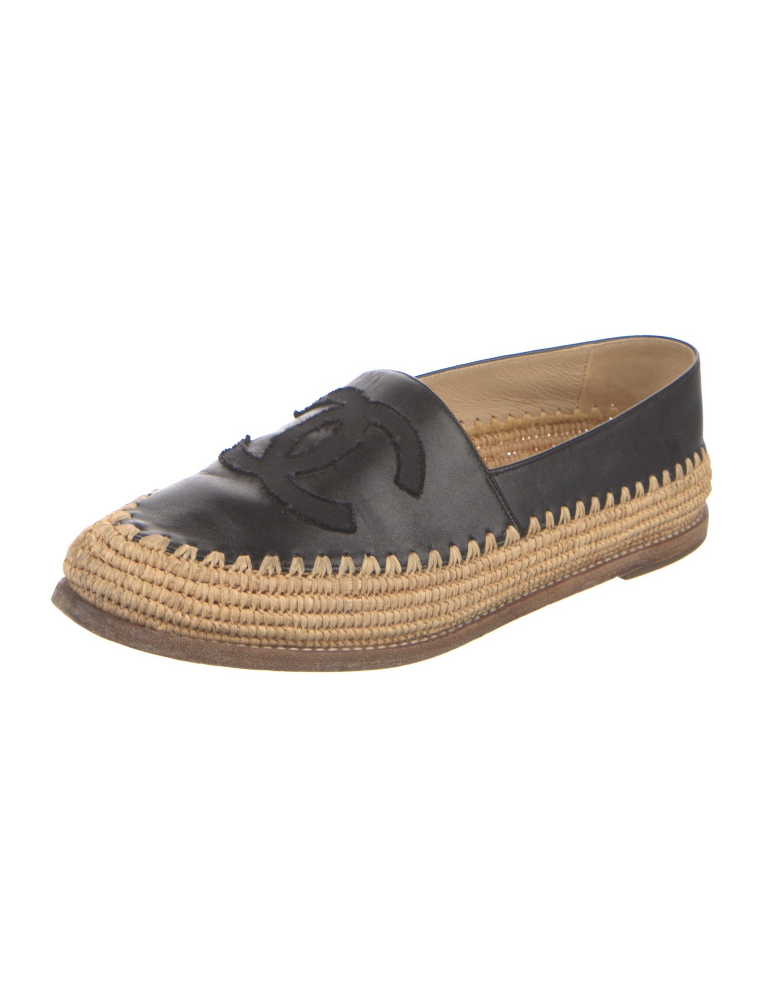 Chanel 2018 Interlocking CC Logo Espadrilles