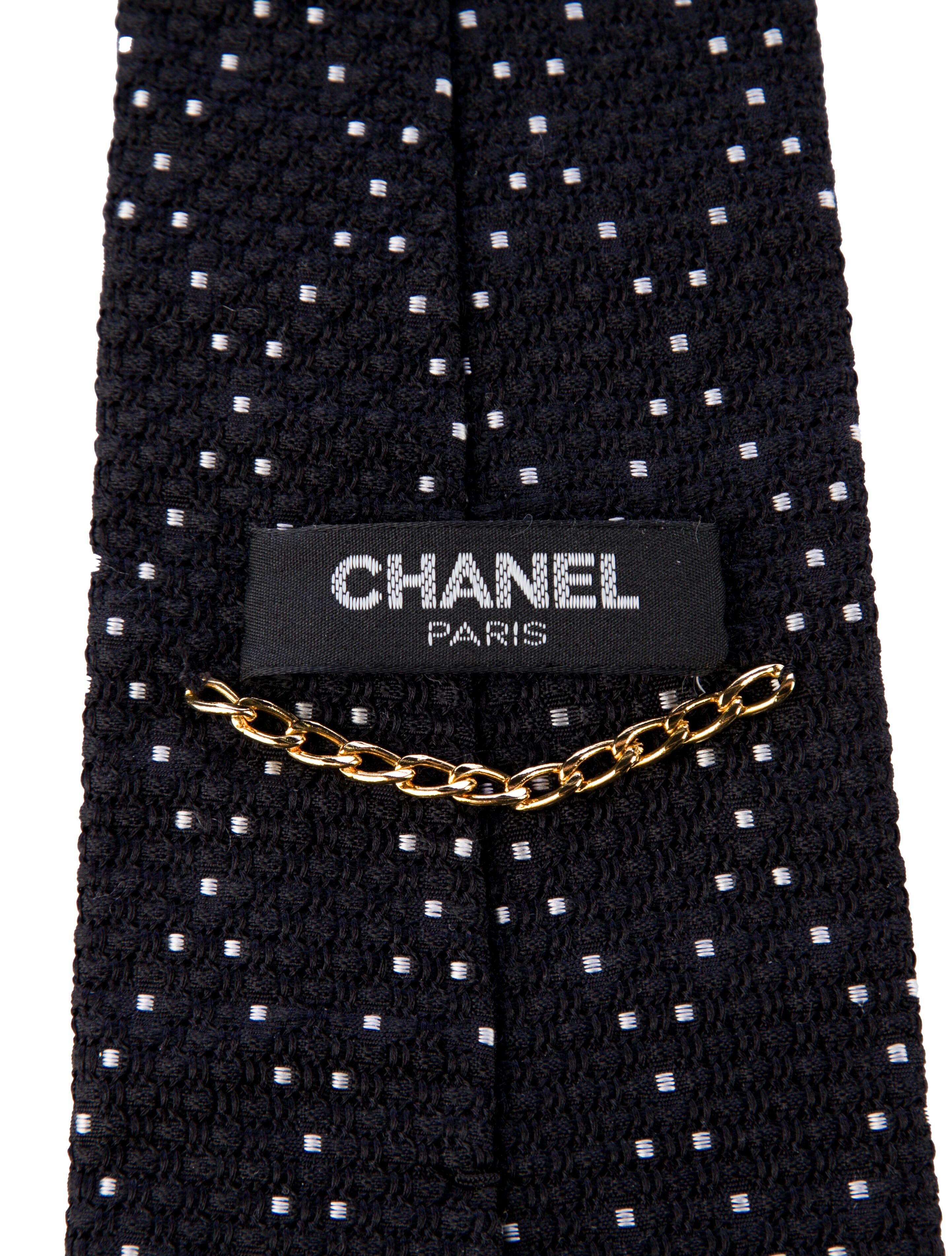 Chanel Silk Pattern Tie