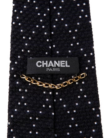 Chanel Silk Pattern Tie