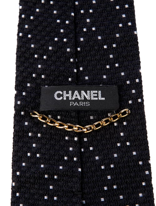 Chanel Silk Pattern Tie