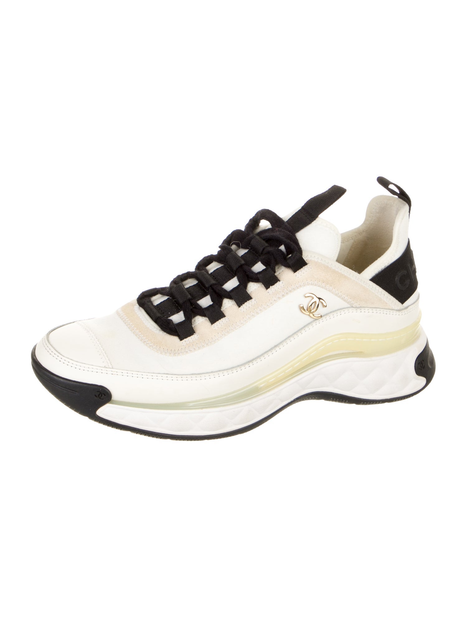 Chanel Interlocking CC Logo Sneakers