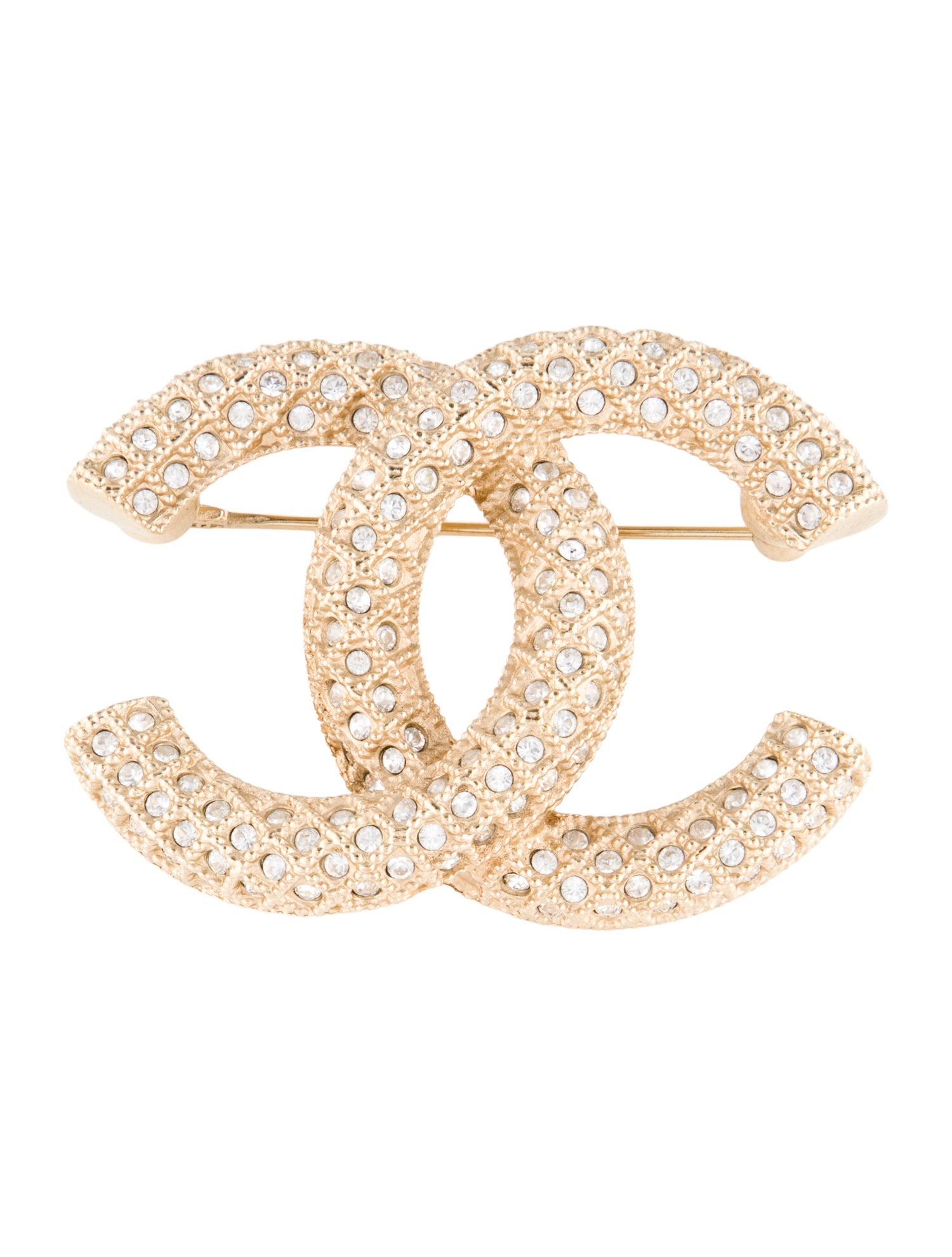 Chanel 2020 Strass CC Brooch