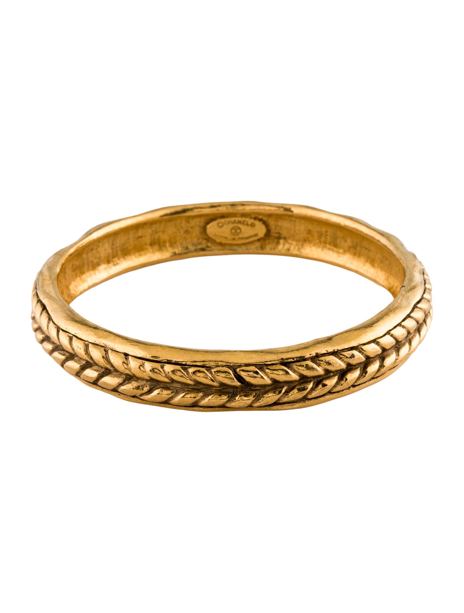 Chanel Vintage Braided Bangle
