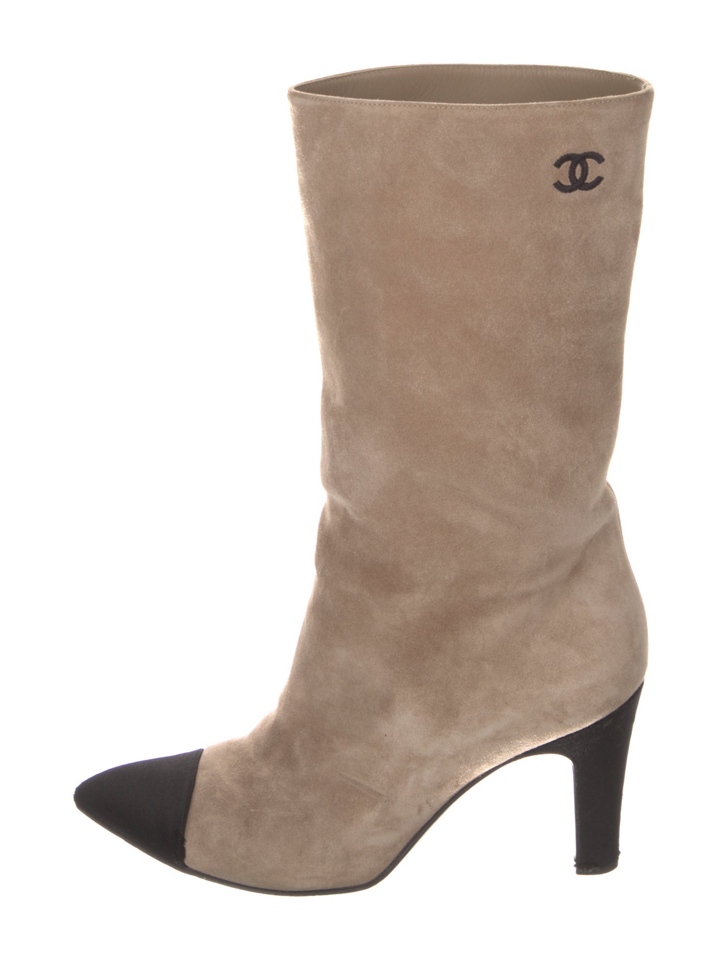 Chanel 2018 Interlocking CC Logo Boots