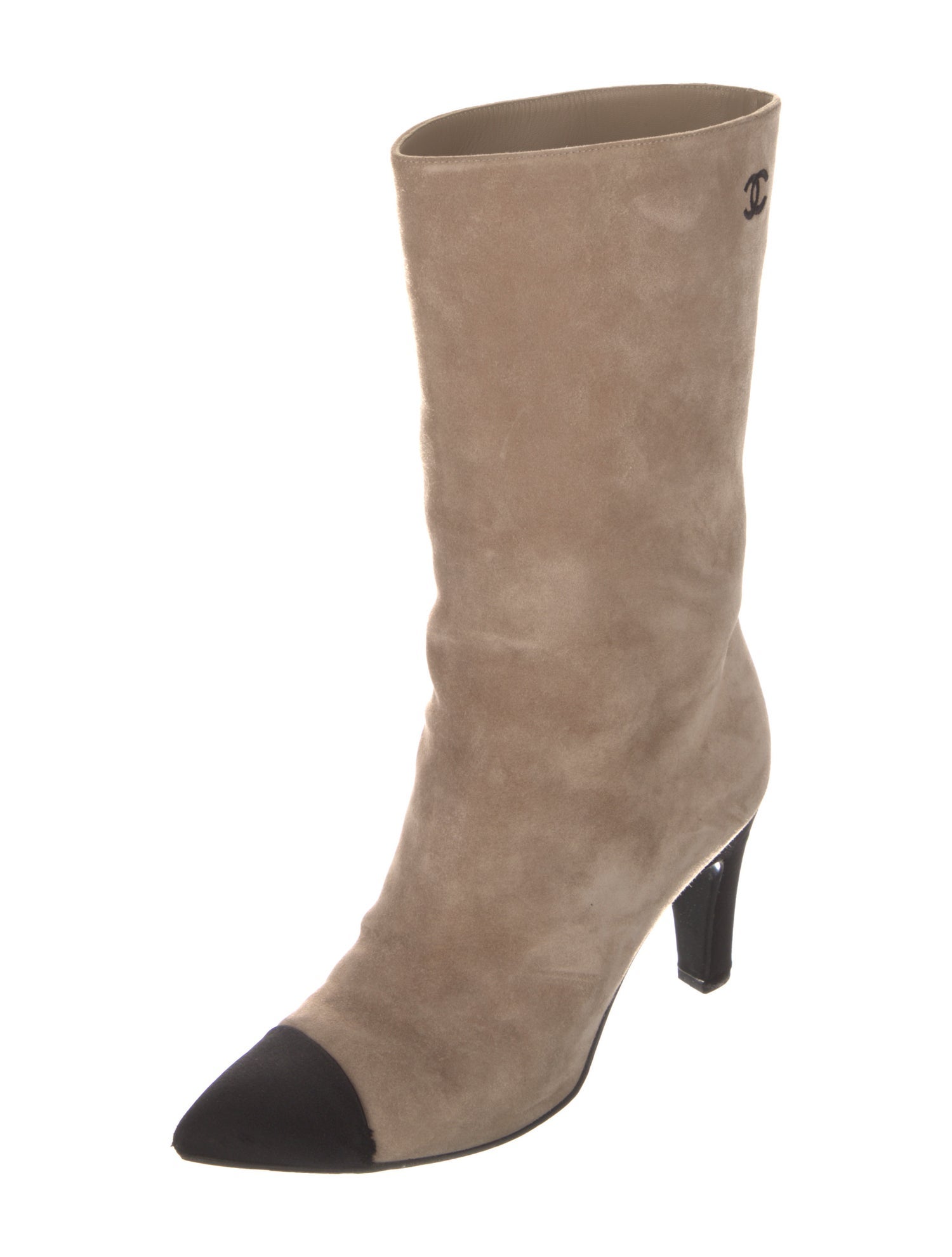 Chanel 2018 Interlocking CC Logo Boots