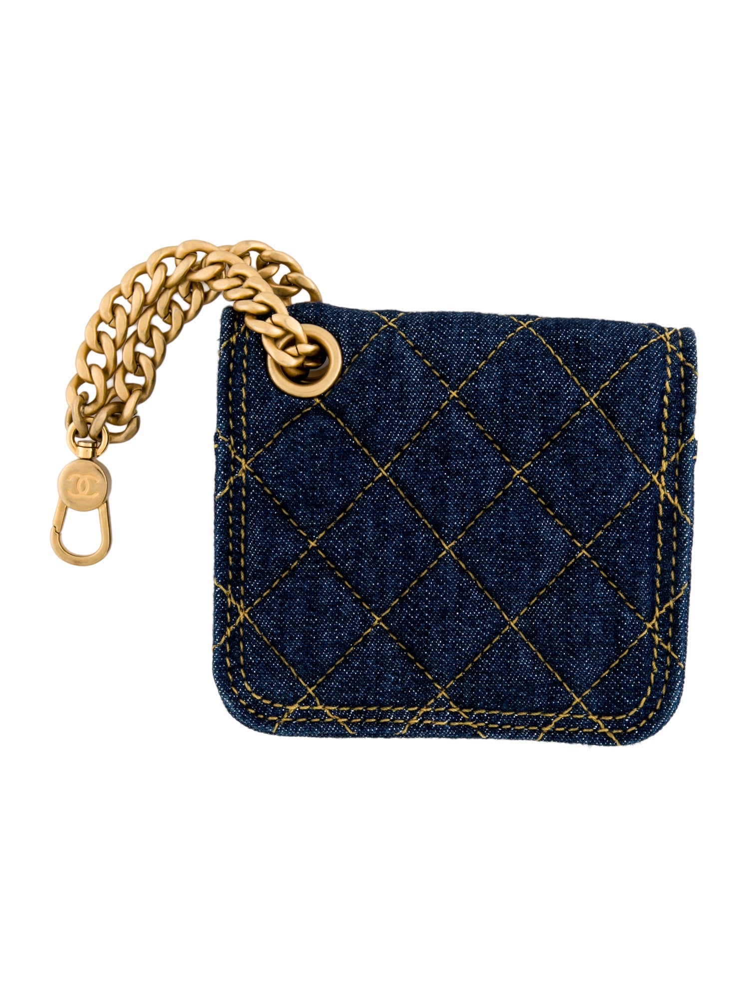 Chanel Denim Double You Bag Charm