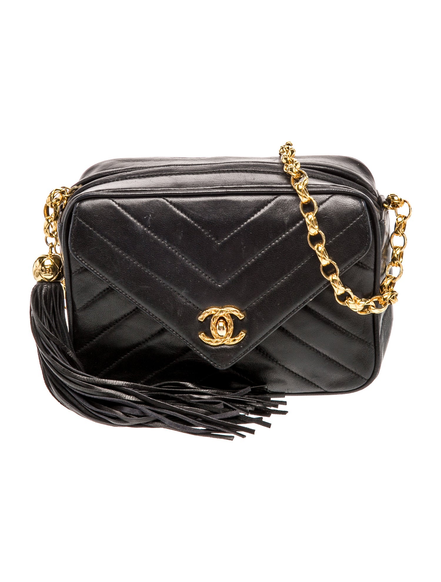 Chanel Chevron CC Camera Bag
