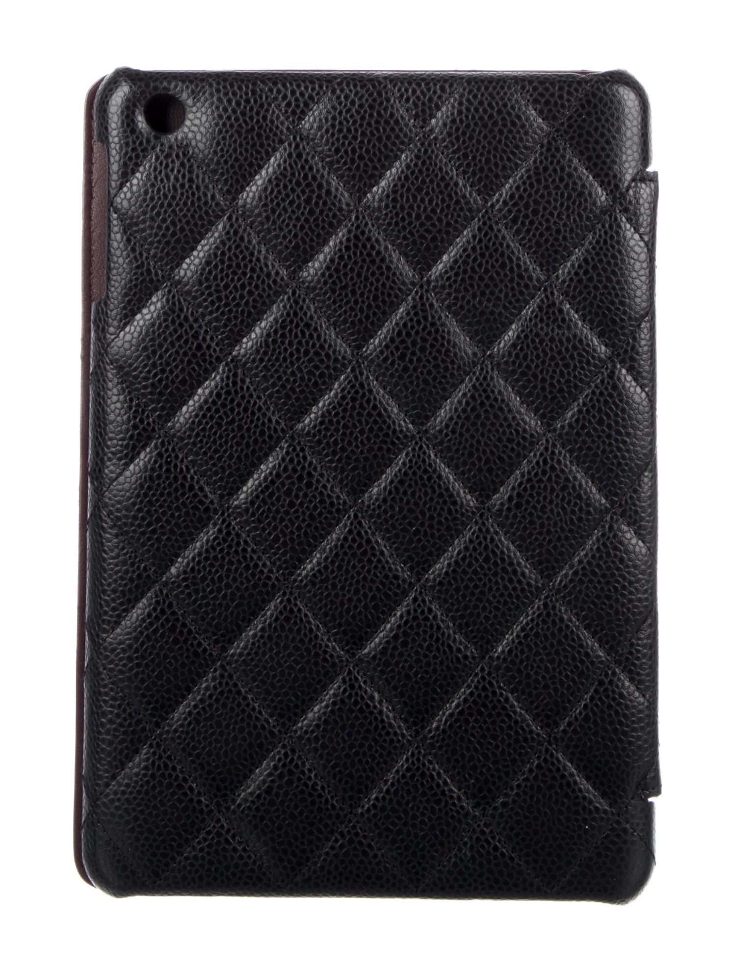 Chanel Caviar Quilted Mini iPad Case