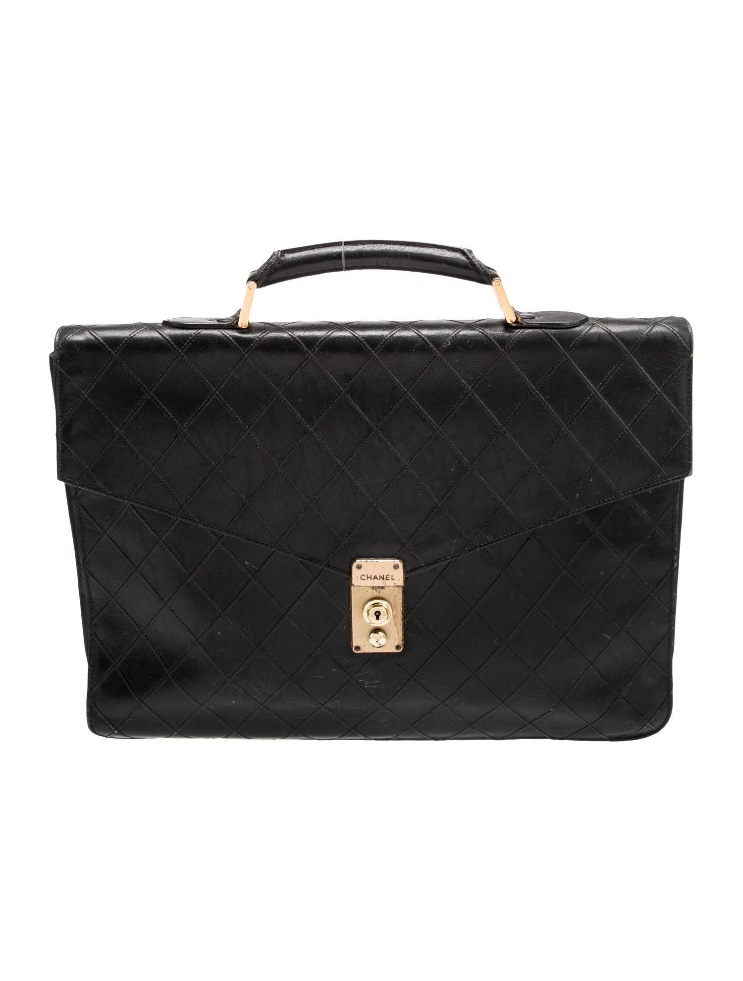 Chanel Quilted Lambskin Briefcase