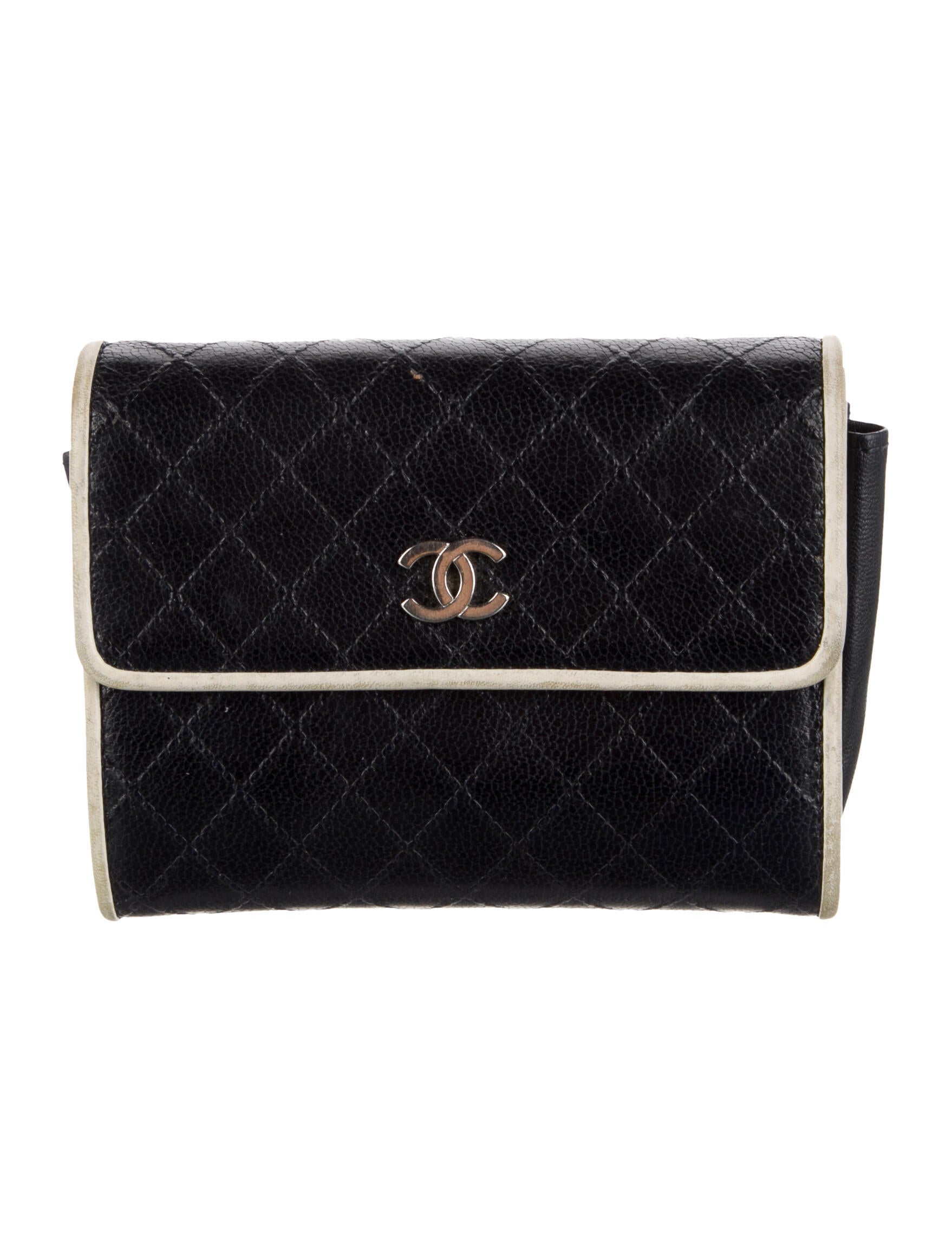 Chanel 2006-2008 Interlocking CC Logo Trifold Wallet