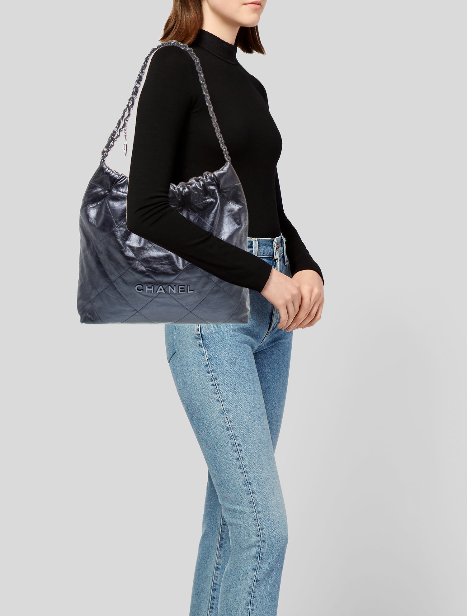 Chanel Iridescent 22 Hobo