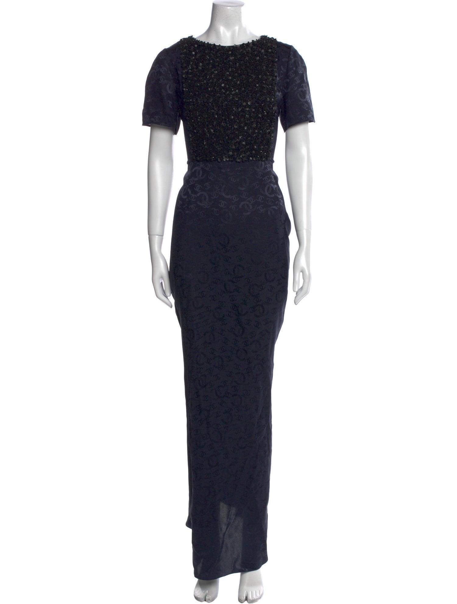 Chanel 2022 Long Dress in Blue, Women's US8, FR40 | M Chanel 2022 Long Dress in Blue, Women's US8, FR40 | M