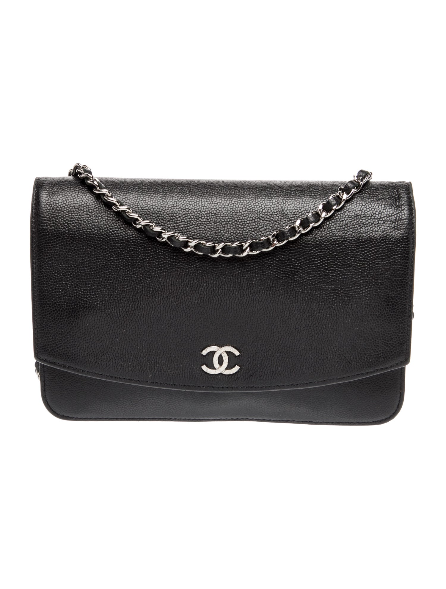 Chanel Sevruga Wallet On Chain