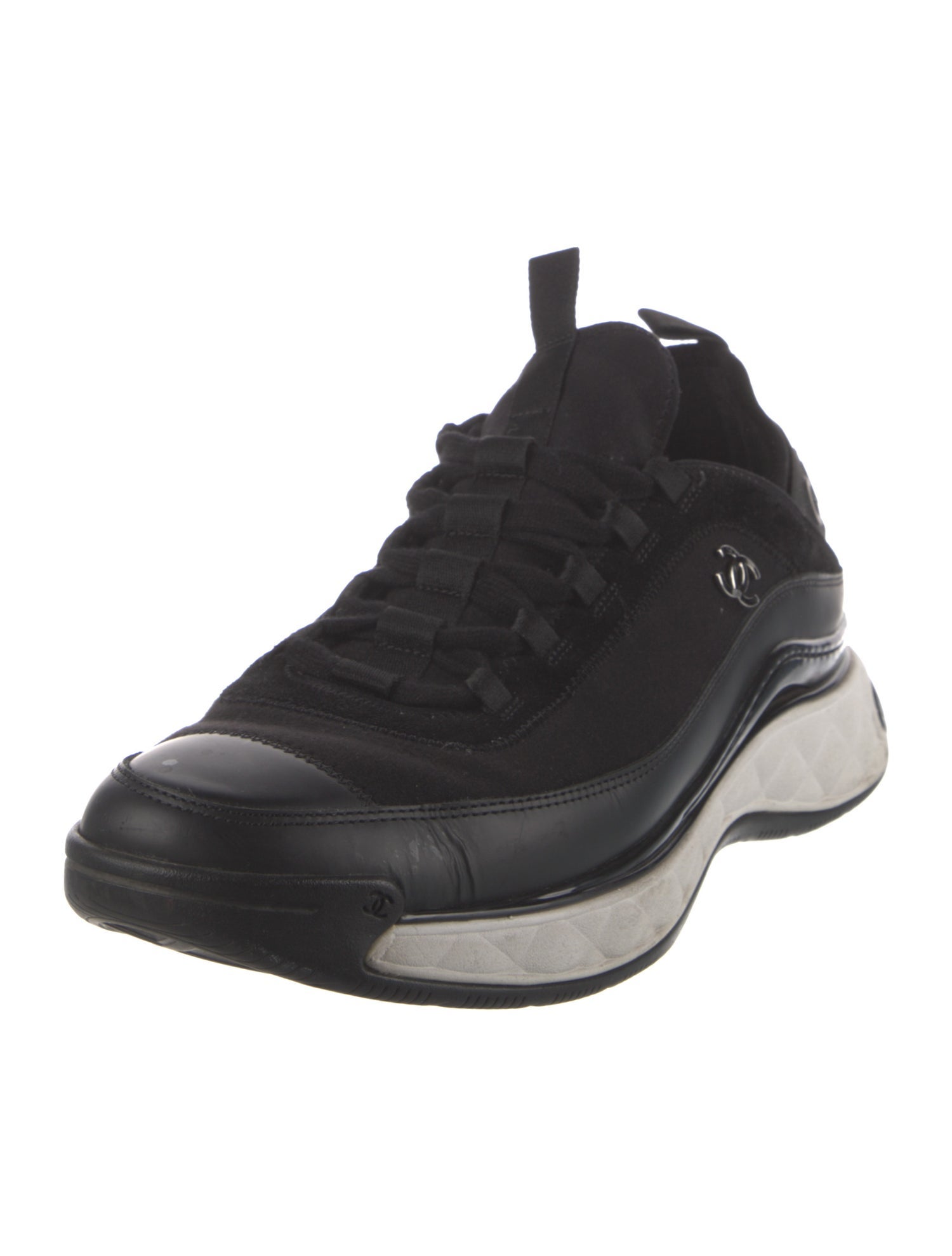 Chanel Interlocking CC Logo Sneakers