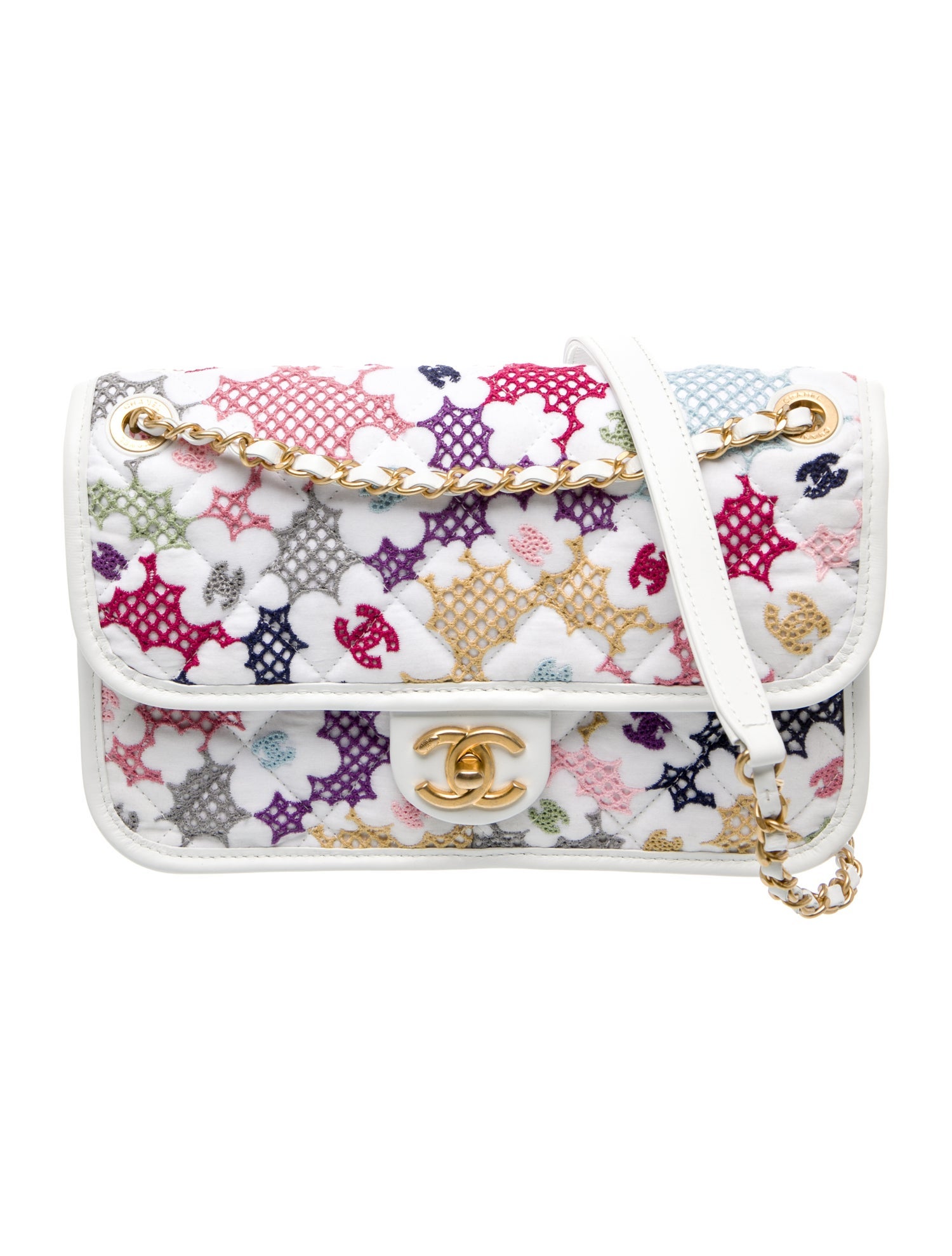 Chanel Small Lace Patchwork Flap Bag