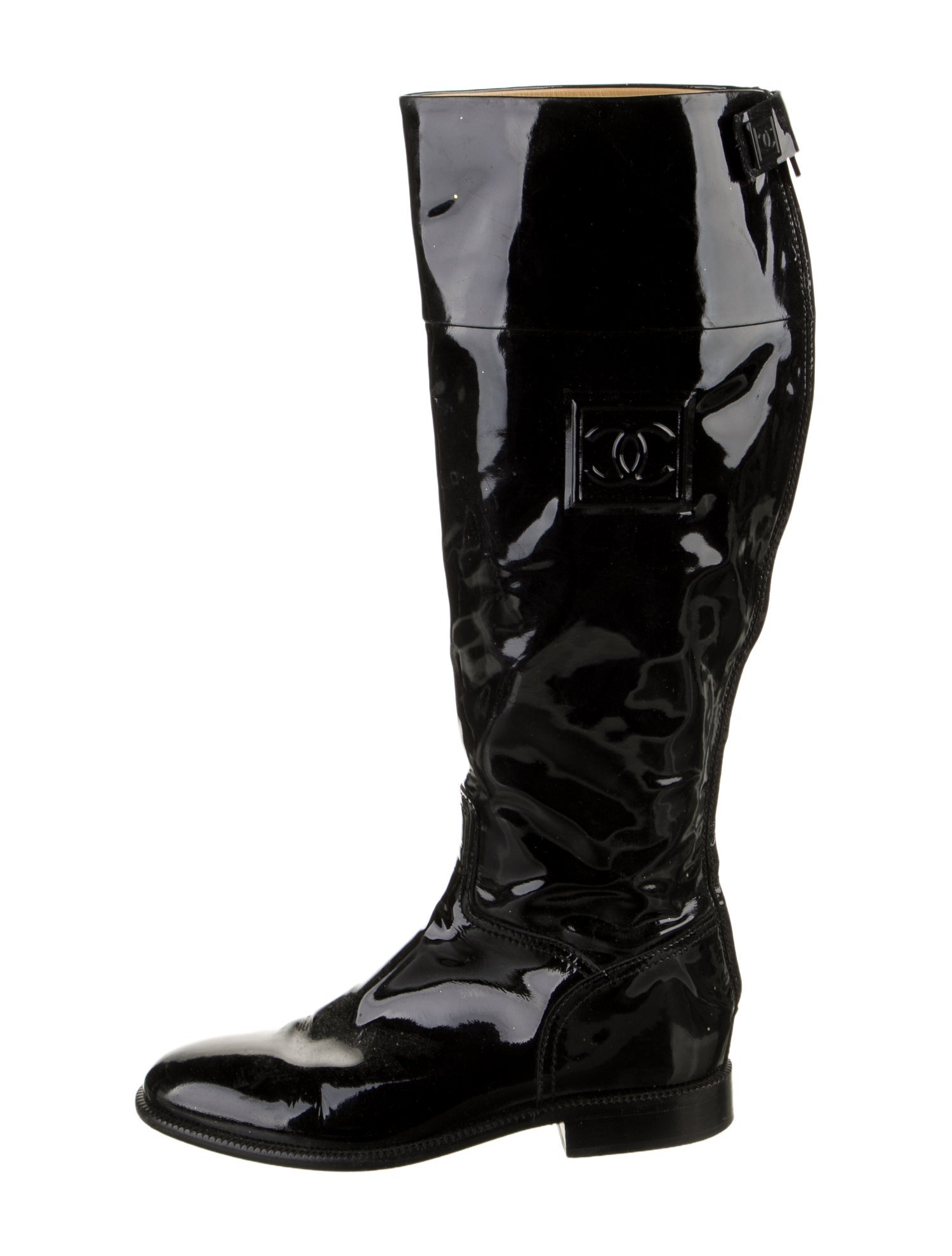 Chanel Vintage Sport Riding Boots