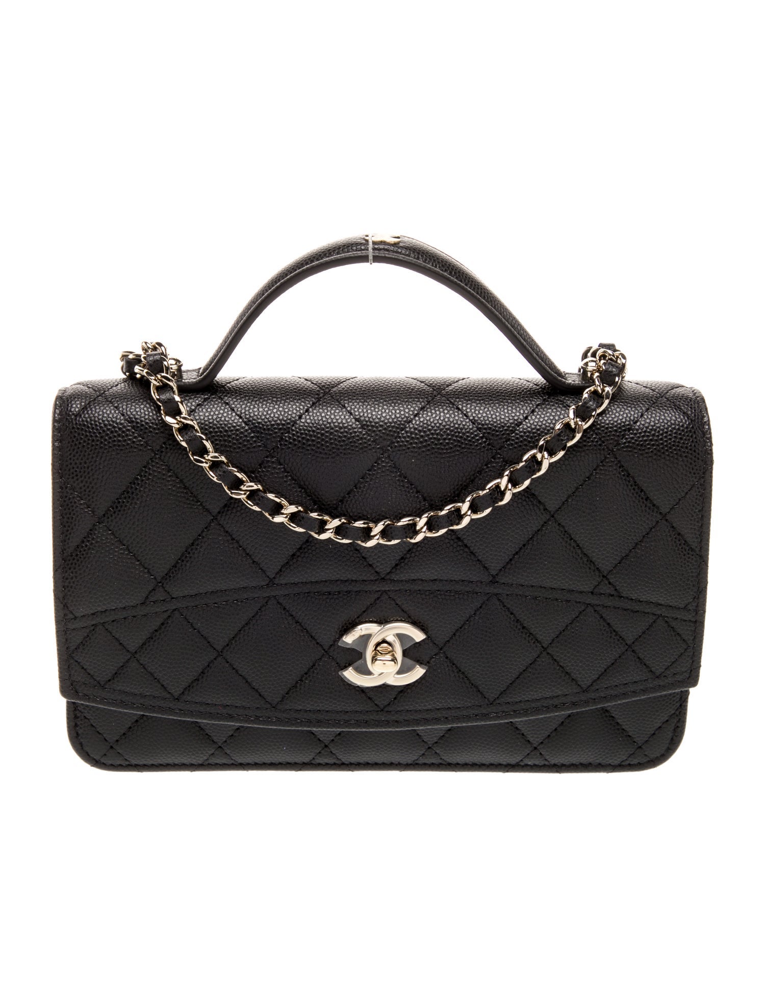 Chanel Top Handle Wallet On Chain w/ Tags