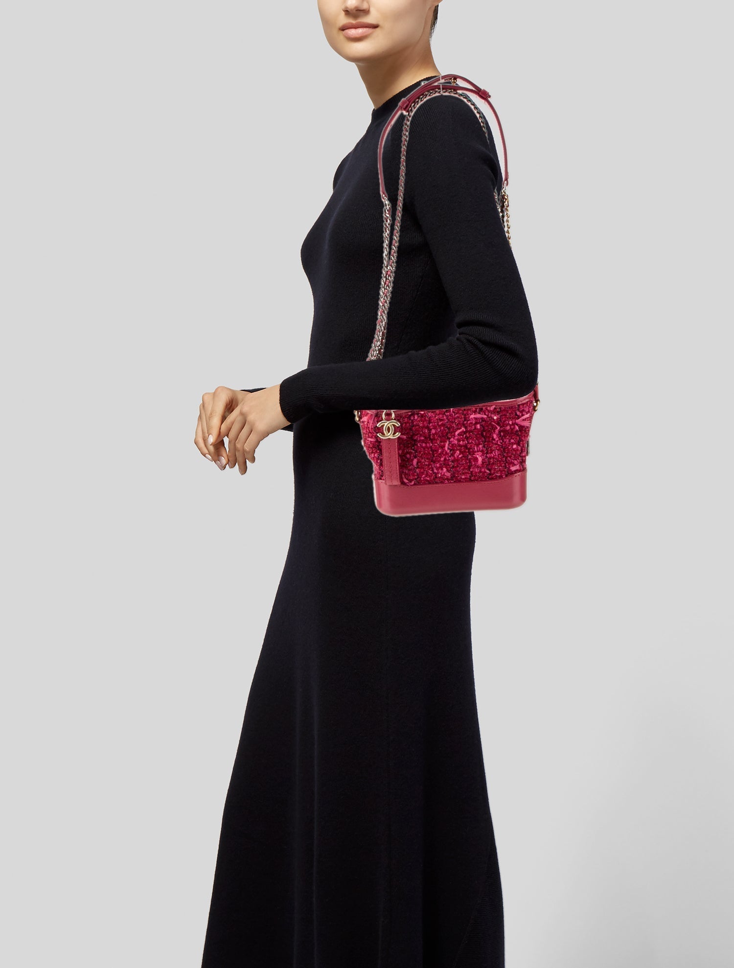 Chanel Small Tweed Gabrielle Hobo