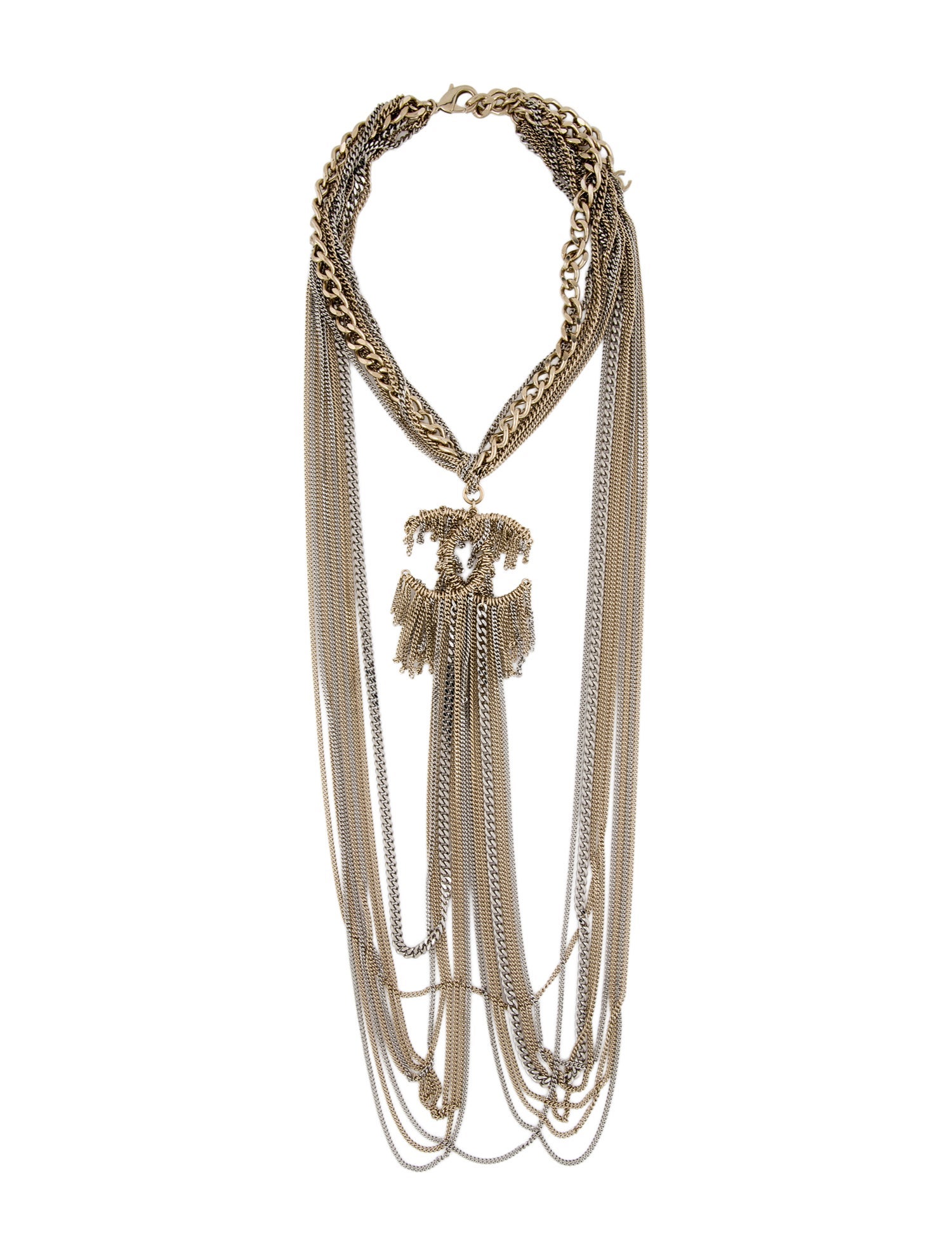 Chanel Multichain CC Collar Necklace