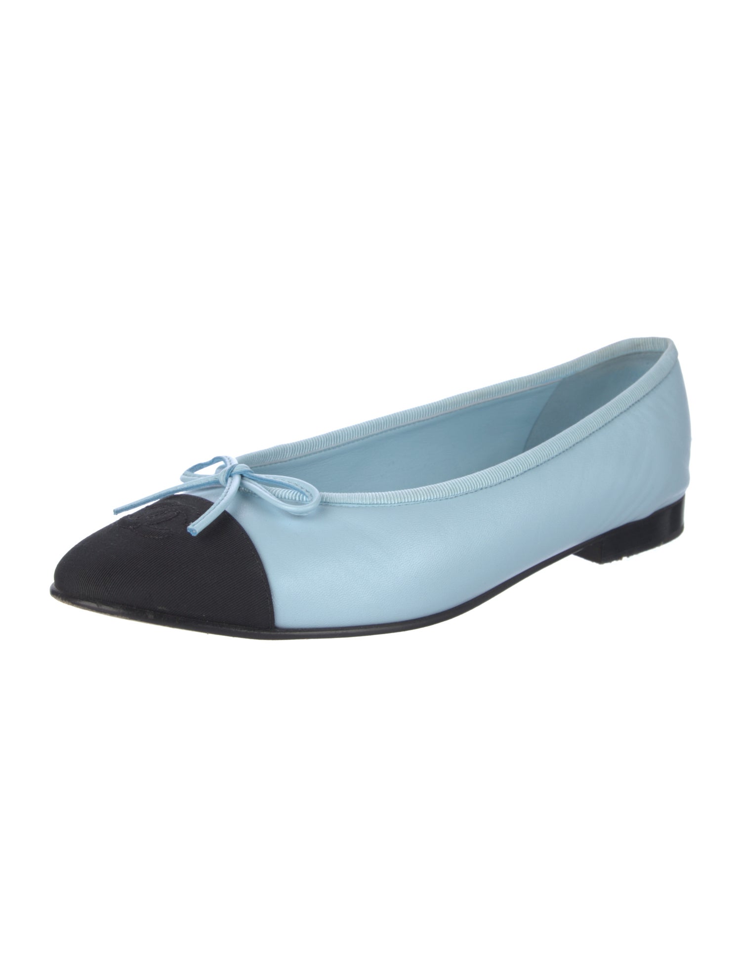 Chanel 2024 Interlocking CC Logo Ballet Flats