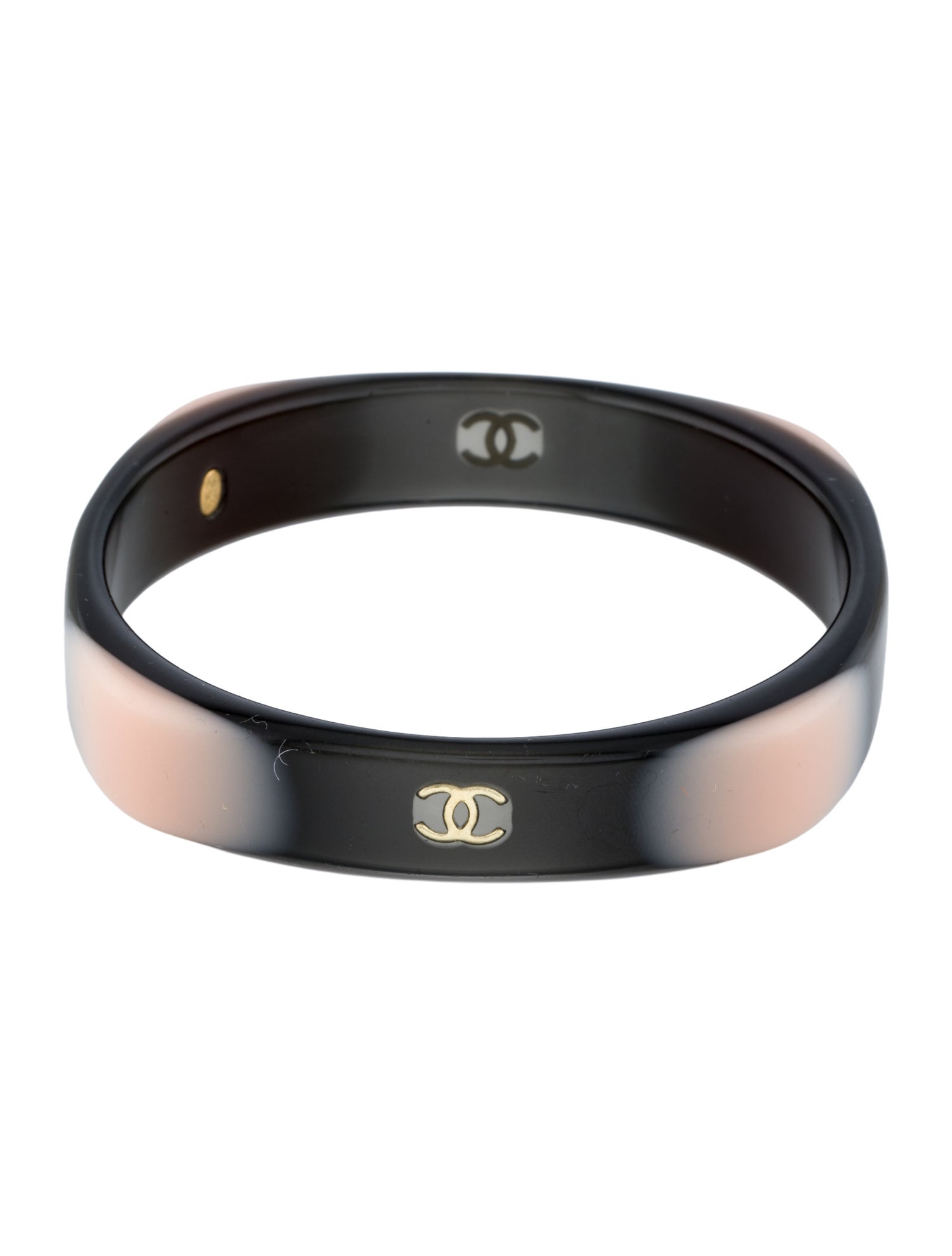 Chanel Resin CC Bangle Bracelet