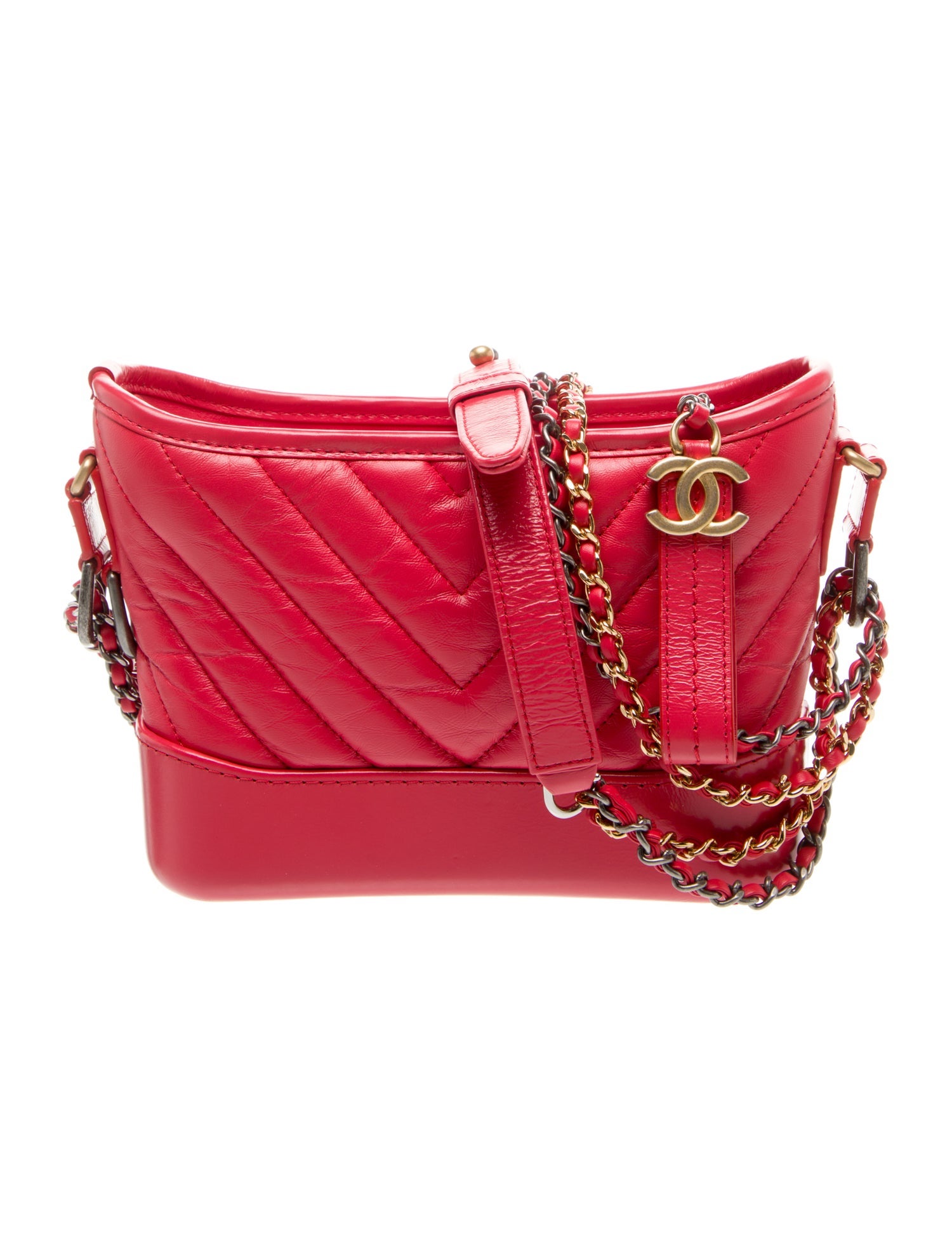 Chanel Small Chevron Gabrielle Hobo